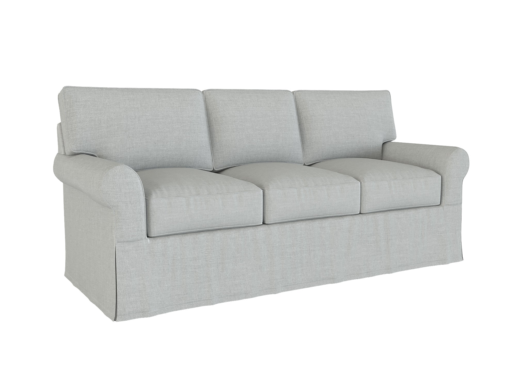 Premium PB Buchanan Sofa Slipcover for Roll Arm Sofas - 87 Inch Stretchable Furniture Protector - Perfect for Living Room, Family Room & Home Decor