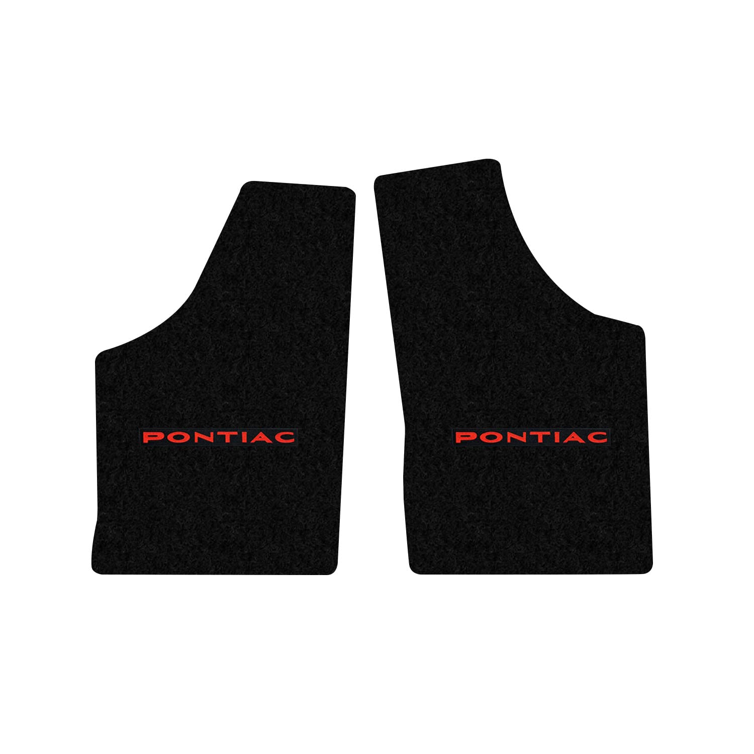 Premium Custom-Fit Carpeted Floor Mats for Pontiac Fiero 1984-1988 - Black & Red 2-Piece Set - Luxury Car Floor Liners for Enhanced Comfort & Protection - Perfect for Daily Driving & Road Trips