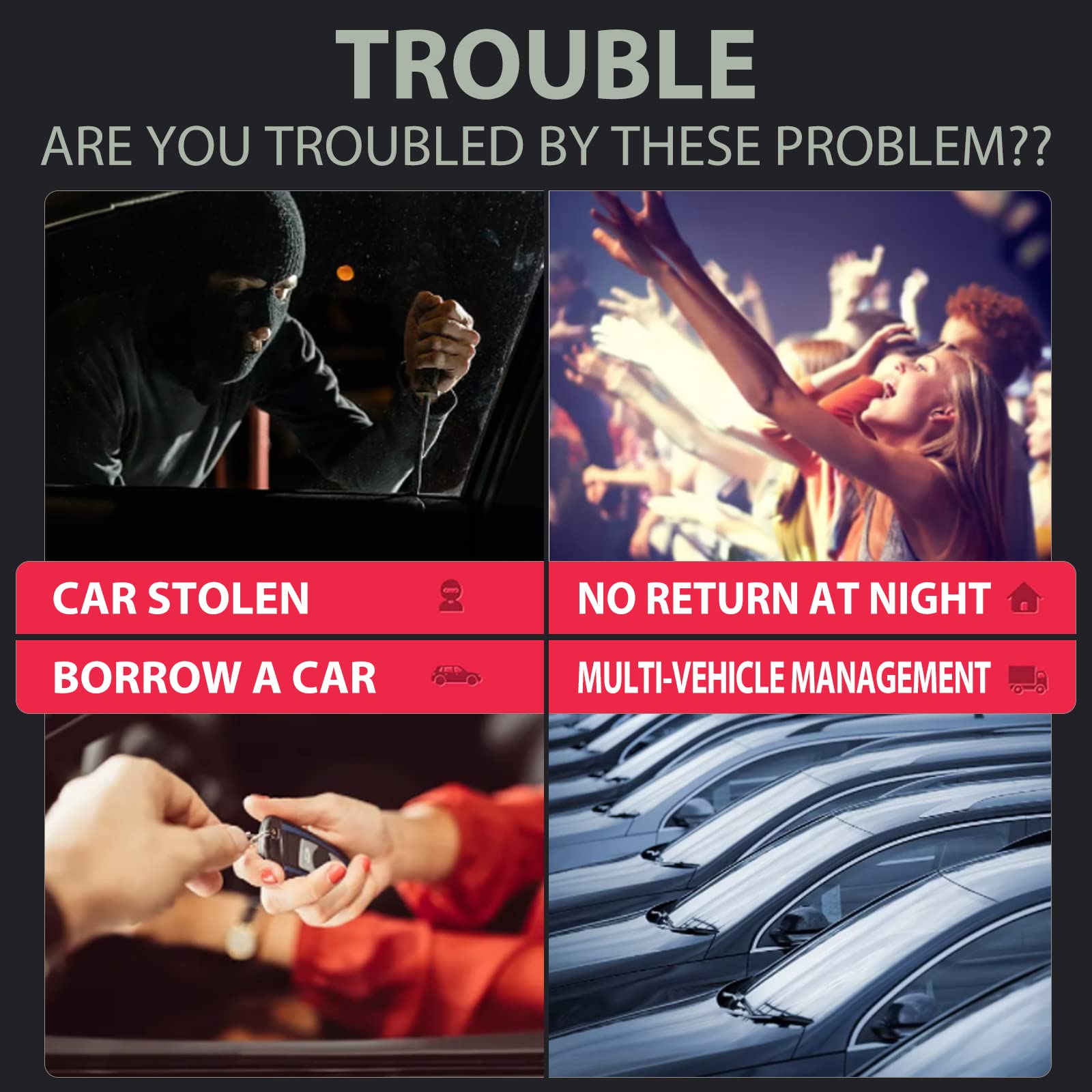 Mini GPS Tracker for Cars - Real-Time Vehicle Locator with No Monthly Fee | USA Coverage for Fleet & Personal Use