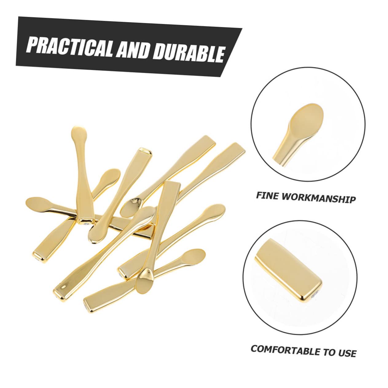 8Pcs Skincare Spatula Set - Reusable Makeup Scoop & Lotion Spatula for DIY Facial Cream, Serum & Beauty Products - Perfect for Jars, Bottles & Travel Kits
