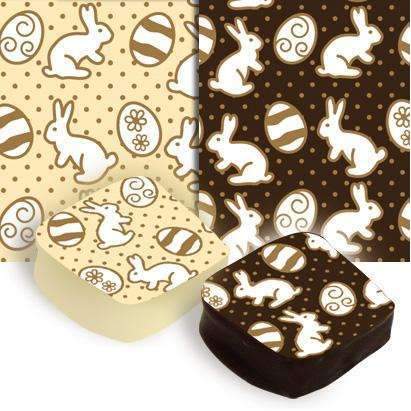 Easter Bunny & Egg Decal Transfer Sheets for DIY Crafts - Perfect for Scrapbooking, Cupcake Toppers, and Party Decorations
