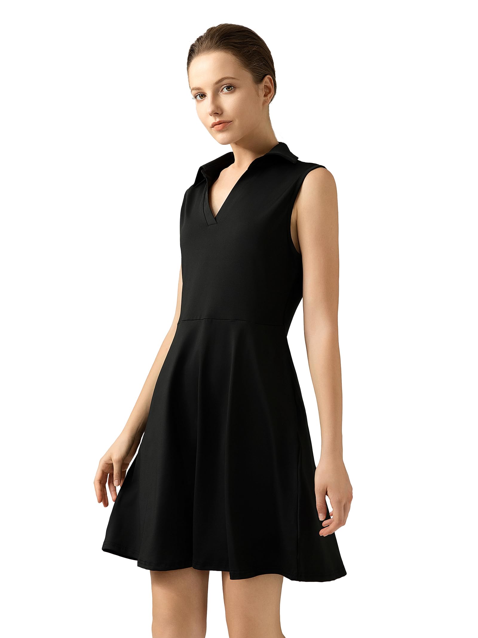 Women's Athletic Dress for Golf & Tennis - Sleeveless Workout Dress with Built-in Shorts | Perfect for Sports, Gym & Outdoor Activities