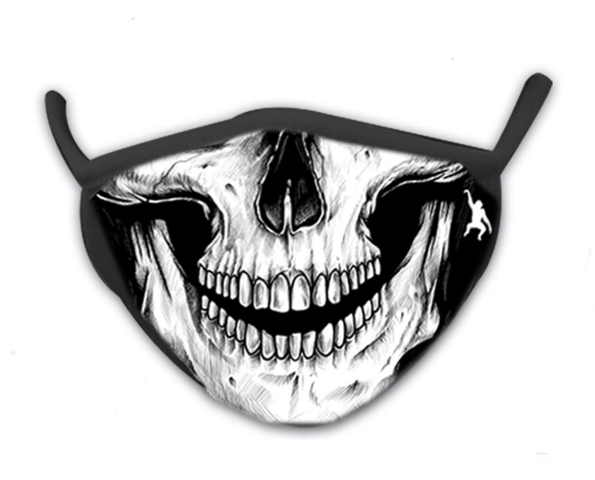 Wild Republic Wild Smiles Reusable Washable Half Face Mask - Comfortable & Breathable for Daily Use, Outdoor Activities, and Travel Protection