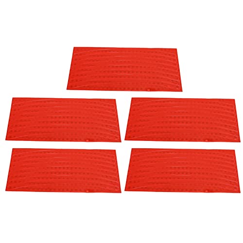 High Visibility Bike Reflective Stickers - UV Resistant, Heatproof Wheel Rim Decals for Cycling Safety - Orange Color for Night Riding & Outdoor Adventures