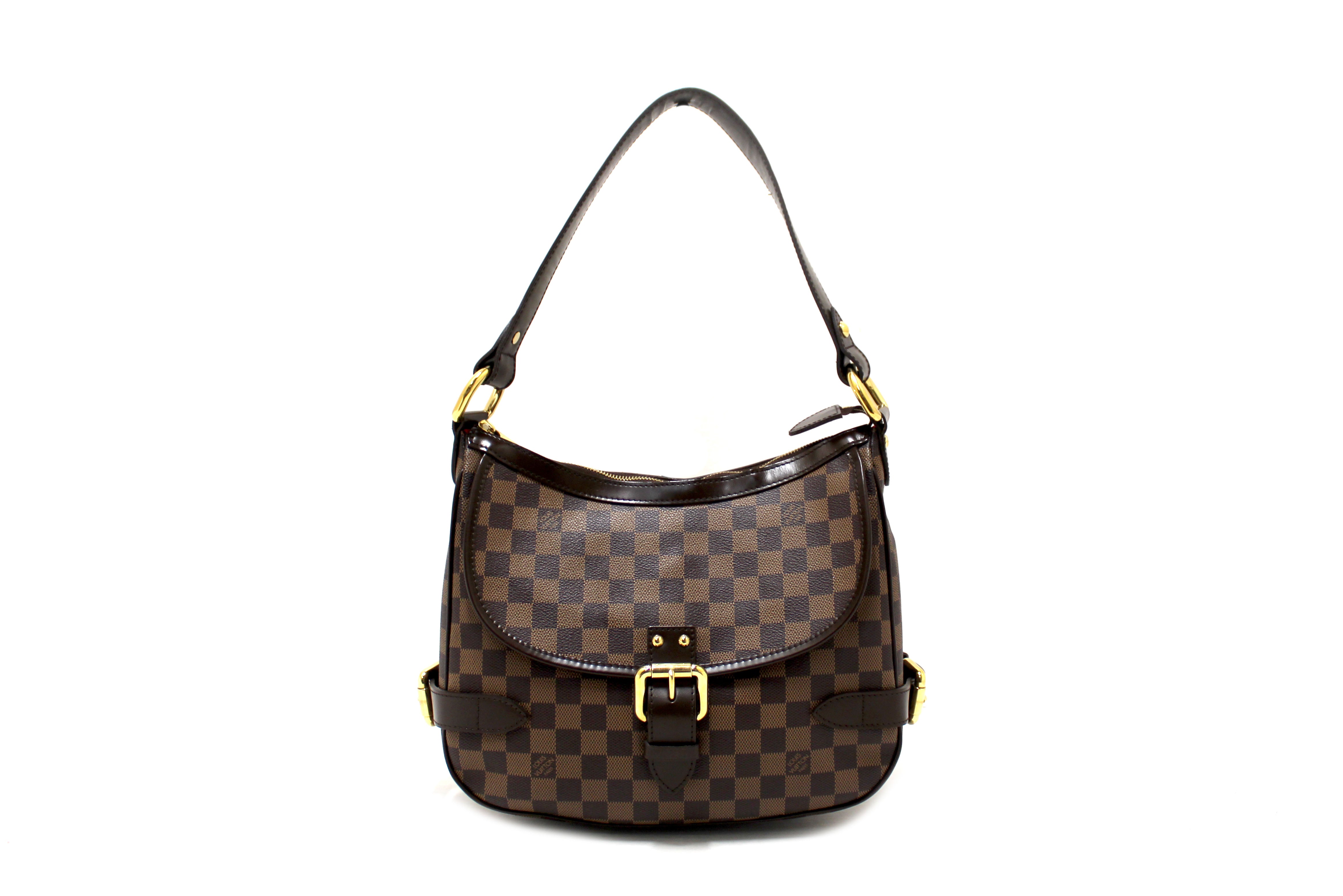 Authentic Louis Vuitton Damier Ebene Highbury Shoulder Bag for Women - Luxury Designer Handbag for Work, Travel & Everyday Use