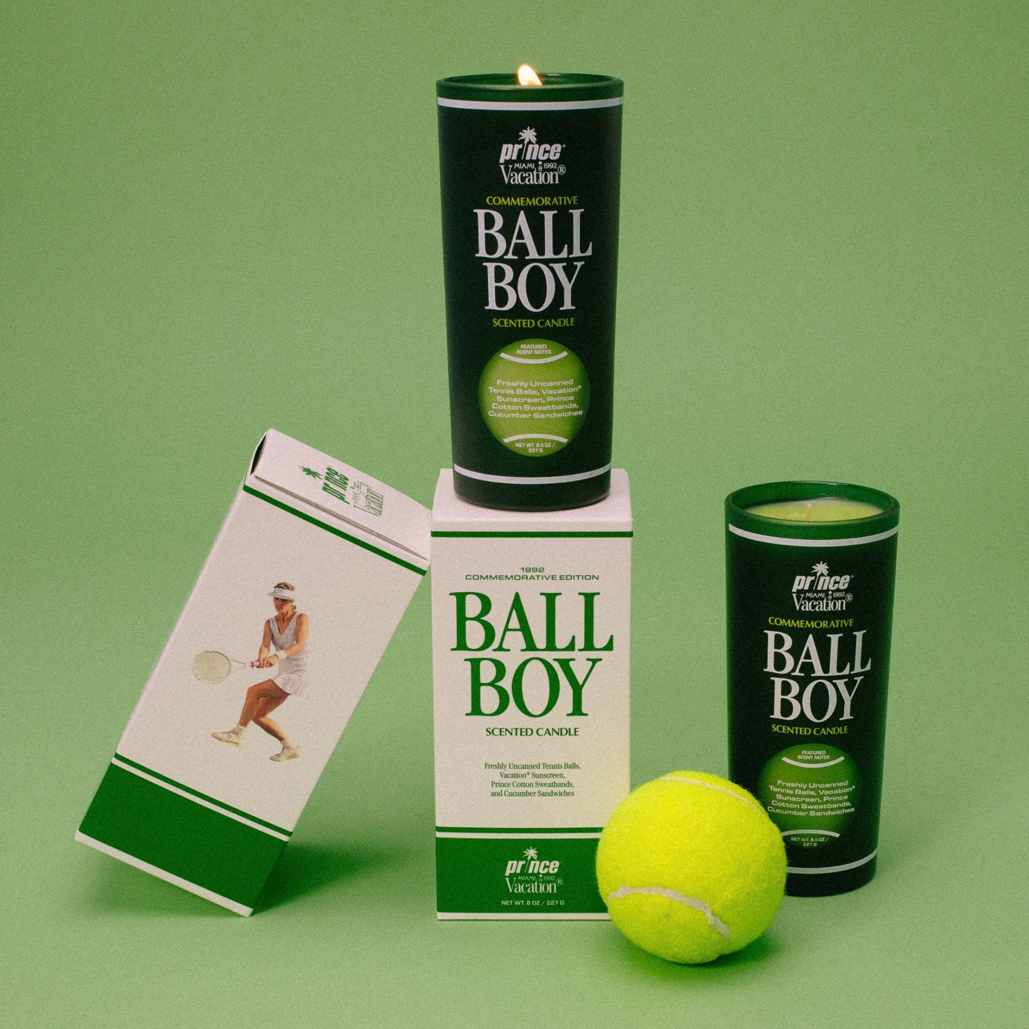 Vacation Ball Boy Scented Candle - Relaxing Coconut & Ocean Breeze Aromatherapy for Home, Spa, and Beach Getaways