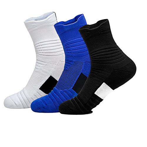 3 Pack White/Black/Blue