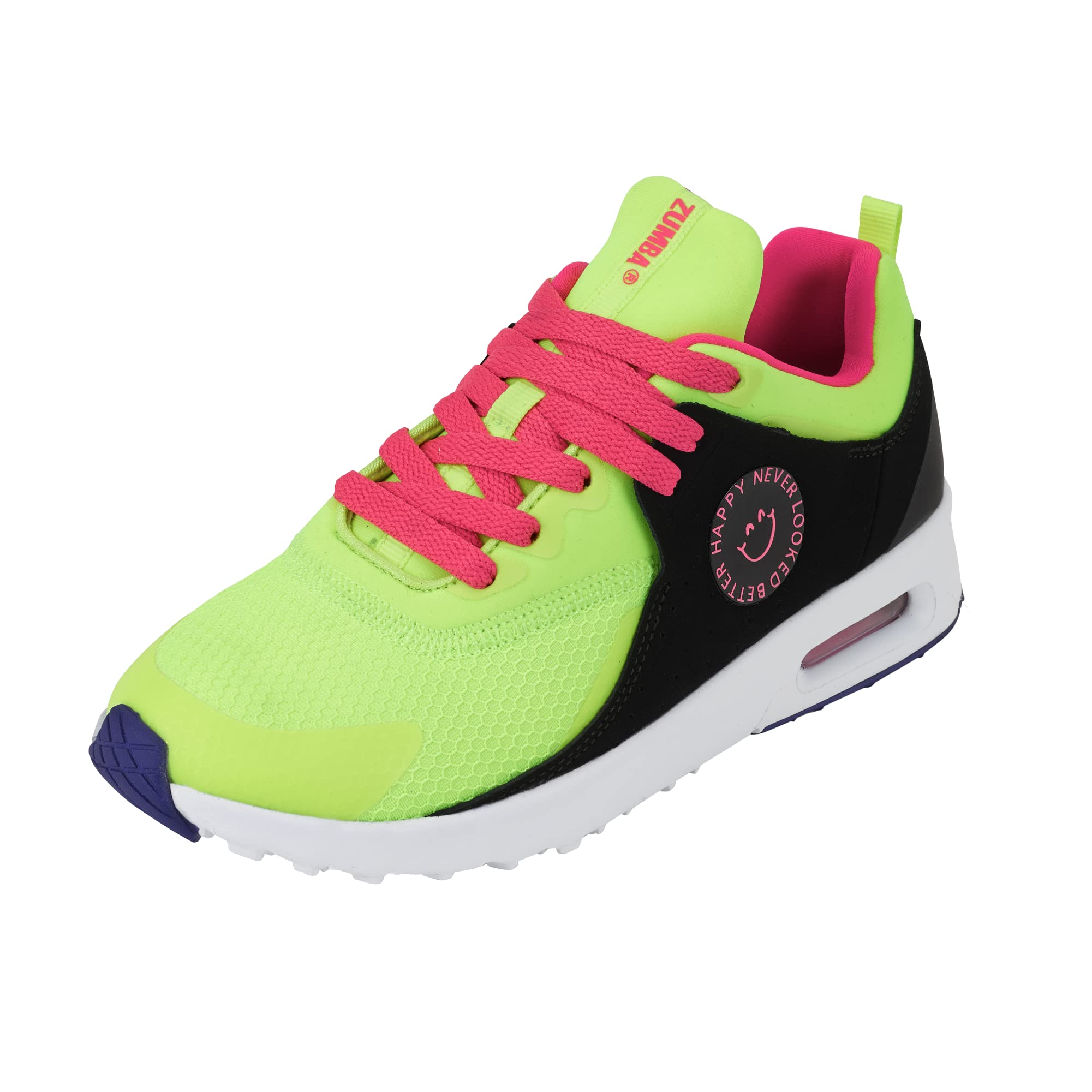 ZUMBA Women's Air Boost Sneakers - Lightweight Low-Top Dance Shoes for Zumba, Aerobics & Fitness - Breathable Mesh & Cushioned Support for All-Day Comfort