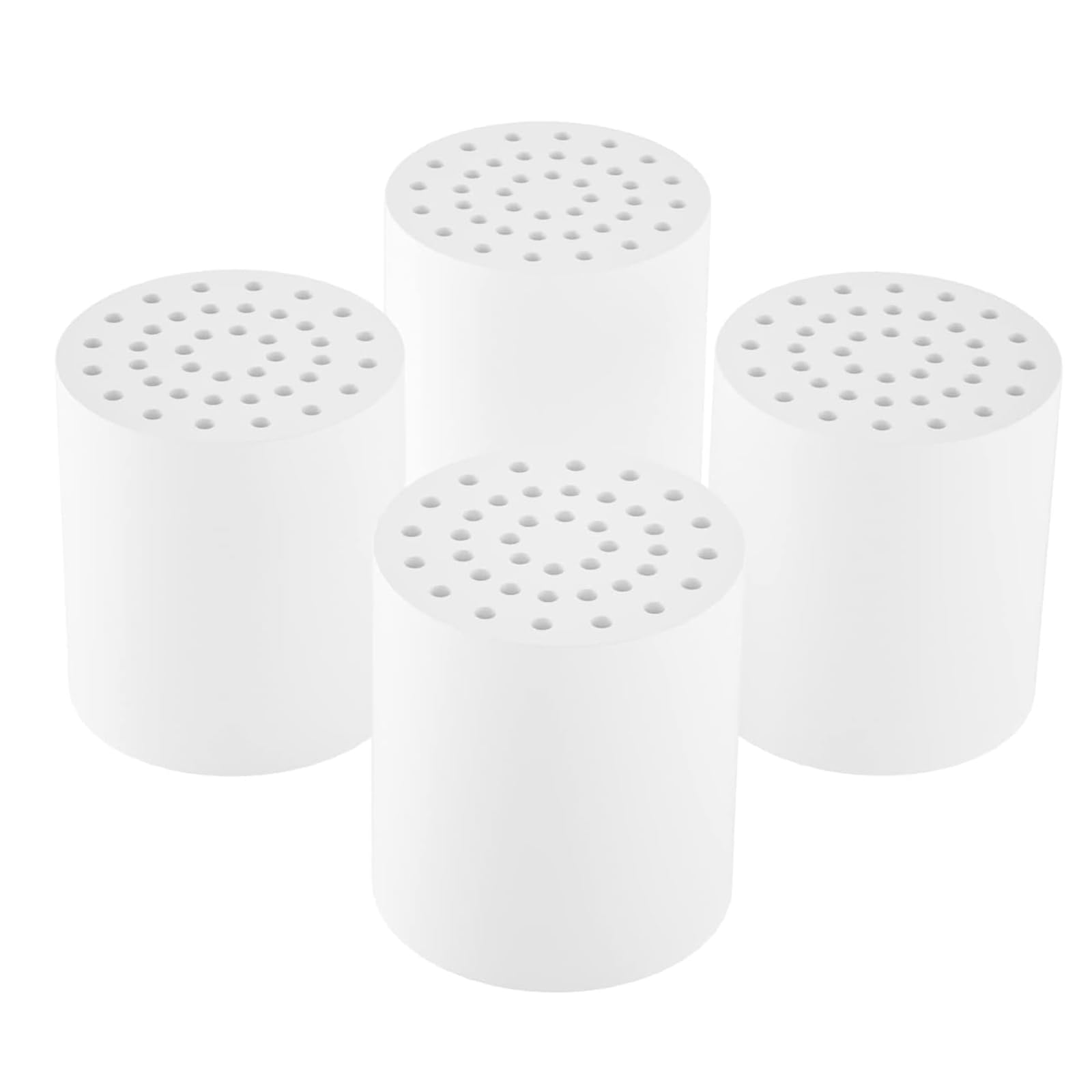 SR SUN RISE 4 Pack 20-Stage Shower Filter Cartridge Replacement for Hard Water - Removes Chlorine, Heavy Metals & Impurities - Perfect for Dry Skin, Itchy Scalp & Hair Care