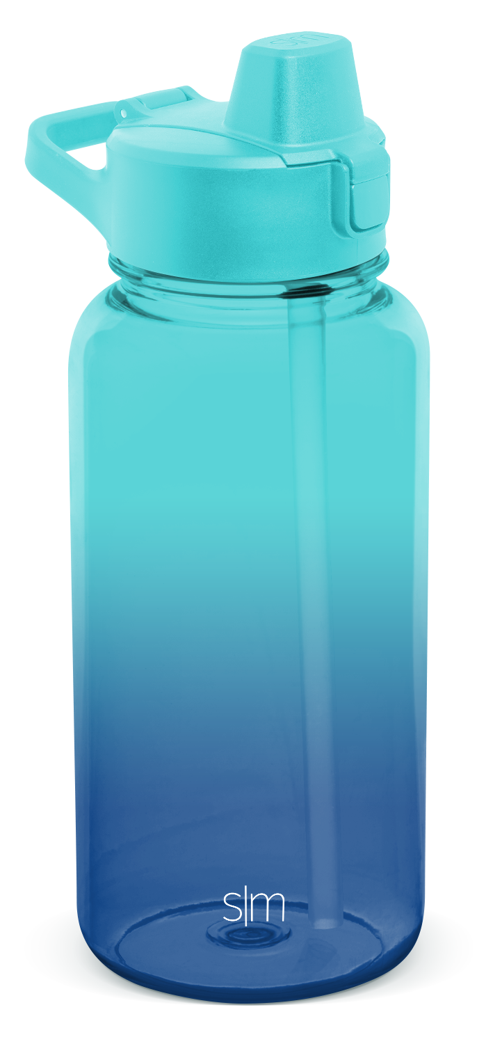 Eco-Friendly Plastic Summit Cup with Simple Flip Silicone Straw Lid - Perfect for Travel, Office & Outdoor Activities