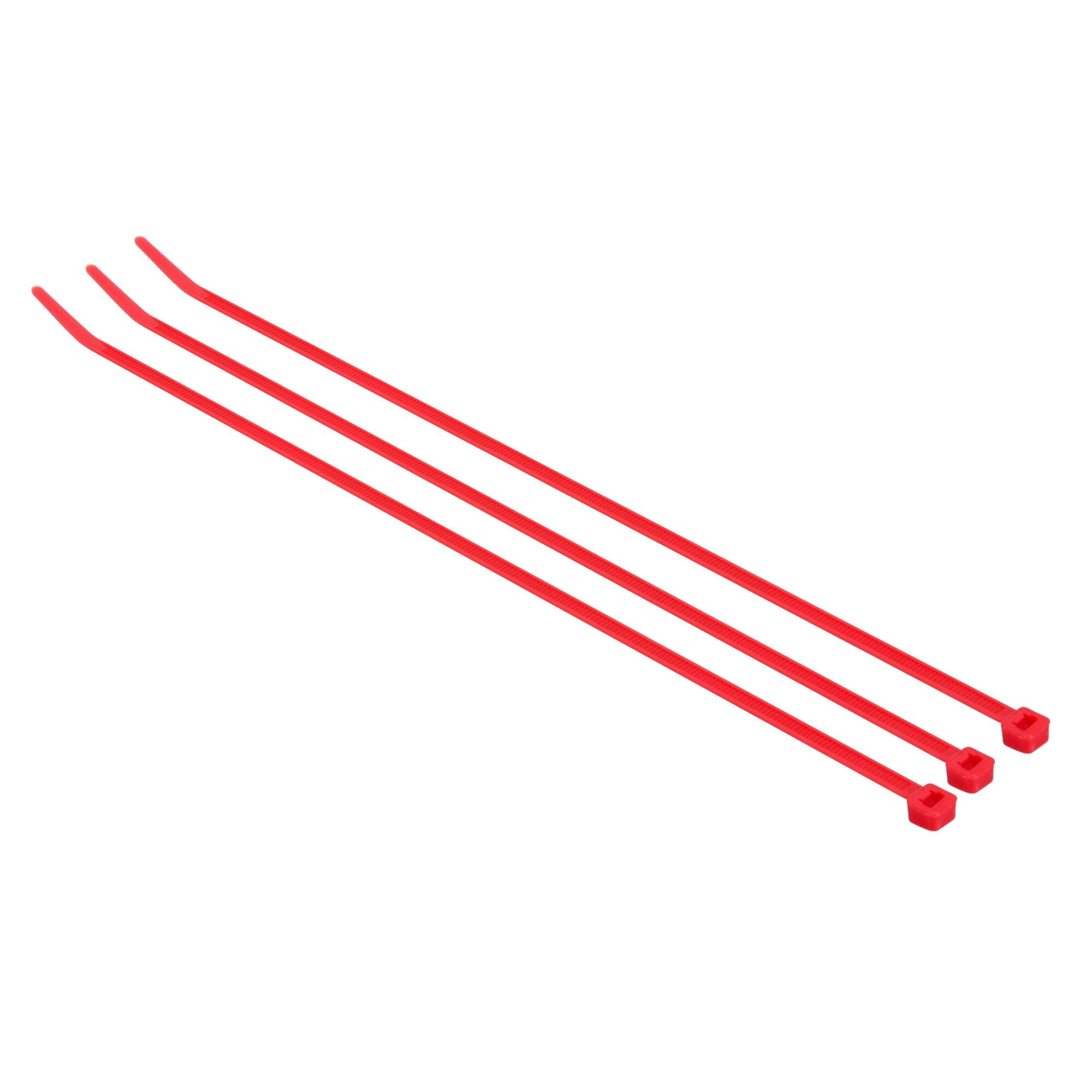 3M CT11RD50 Heavy Duty Cable Ties 50-Pack - 11.8 Inch, 50 lbs Tensile Strength - Secure Wires, Cables & Hoses for Home, Office & Industrial Use