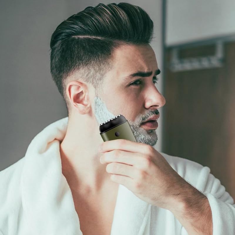 Professional Electric Razor for Men - IPX6 Waterproof Rechargeable Shaver with Powerful Motor | Perfect for Beard Grooming, Shaving & Barber Finishing | Great for Travel, Gym & Daily Use