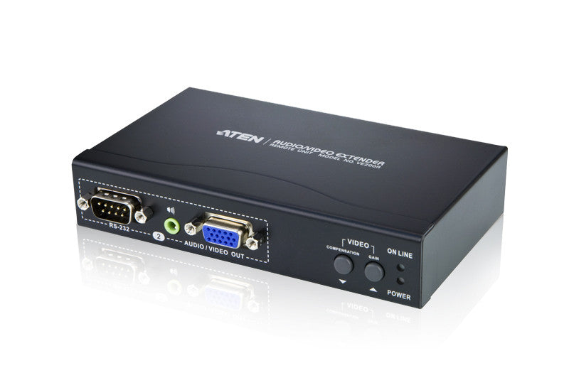 Aten VE200R Video Audio Receiver for VS1504T VS1508T with RS232 Control - Perfect for Home Theater and Professional AV Systems