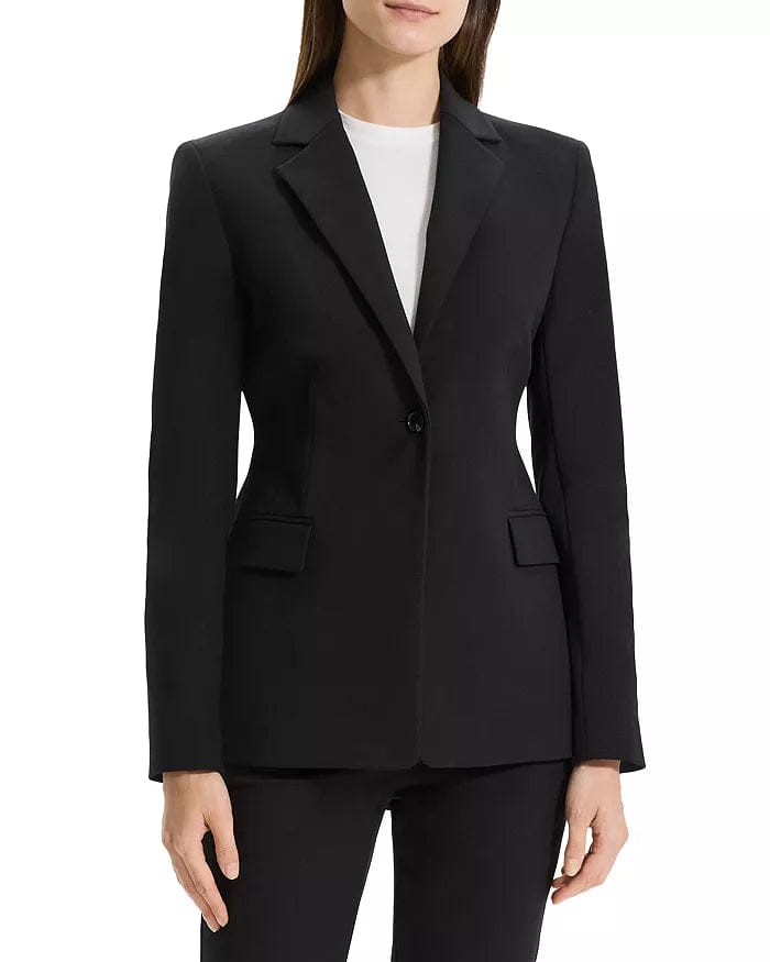 2 Piece Business Casual Peak Lapel Women's Suit Set (Blazer & Pants) - Professional Office Wear, Job Interview Outfit & Formal Occasions