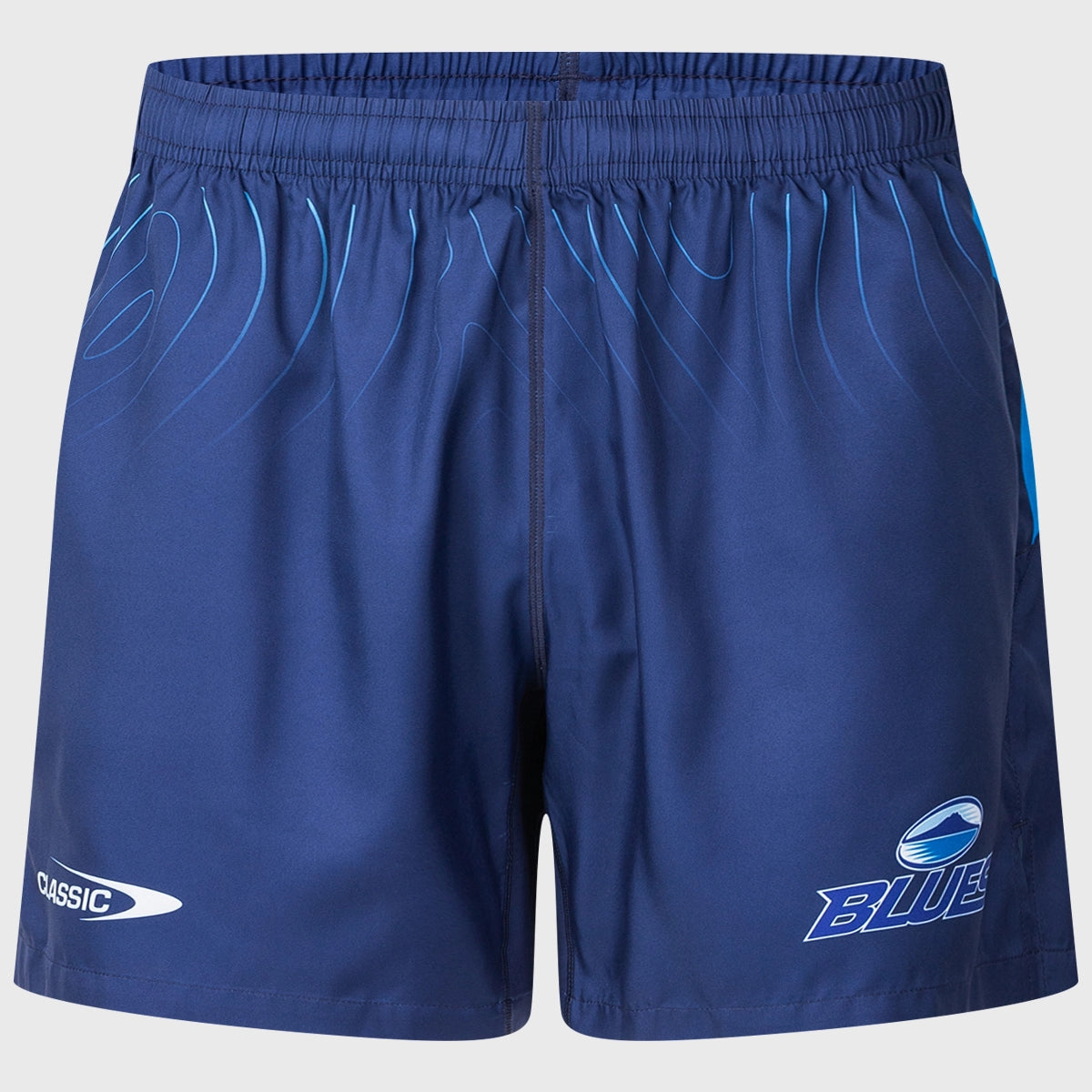 2025 Classic Blue Super Rugby Performance Gym Shorts for Men - Breathable & Quick-Dry Athletic Shorts for Training, Running, and Workouts