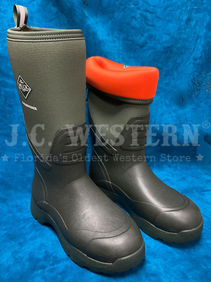 Muck MPFM300 Men's Pathfinder Classic Tall Boot - Waterproof Work Boots for Hunting, Hiking & Outdoor Activities - Moss Green