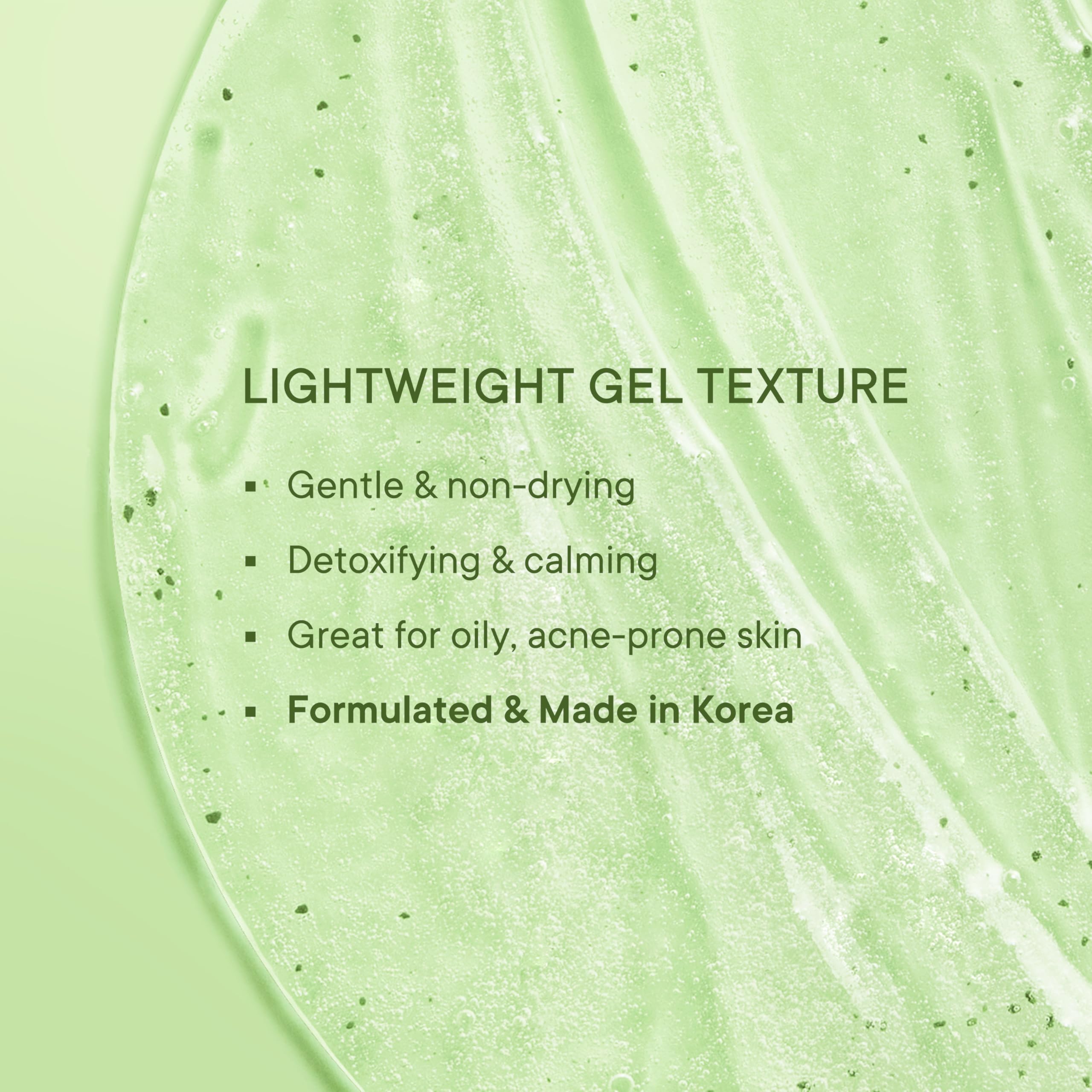 Matcha Green Tea Face Wash for Oily Skin | Korean Detox Gel Cleanser | Acne Control & Anti-Oxidants | Perfect for Daily Skincare Routine