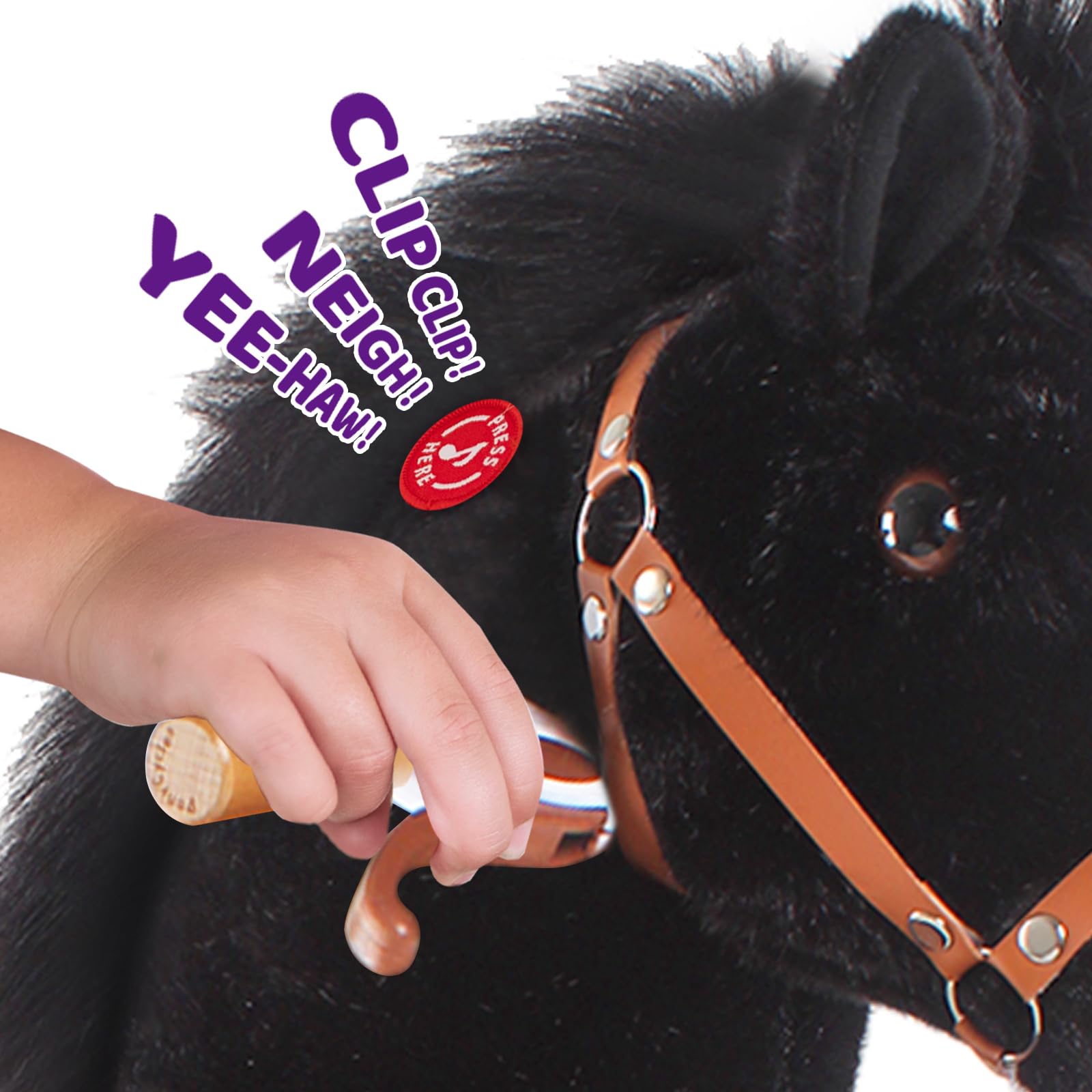 Ponycycle Classic Model U Ride-On Toy Horse for Kids Ages 3-5 | 30