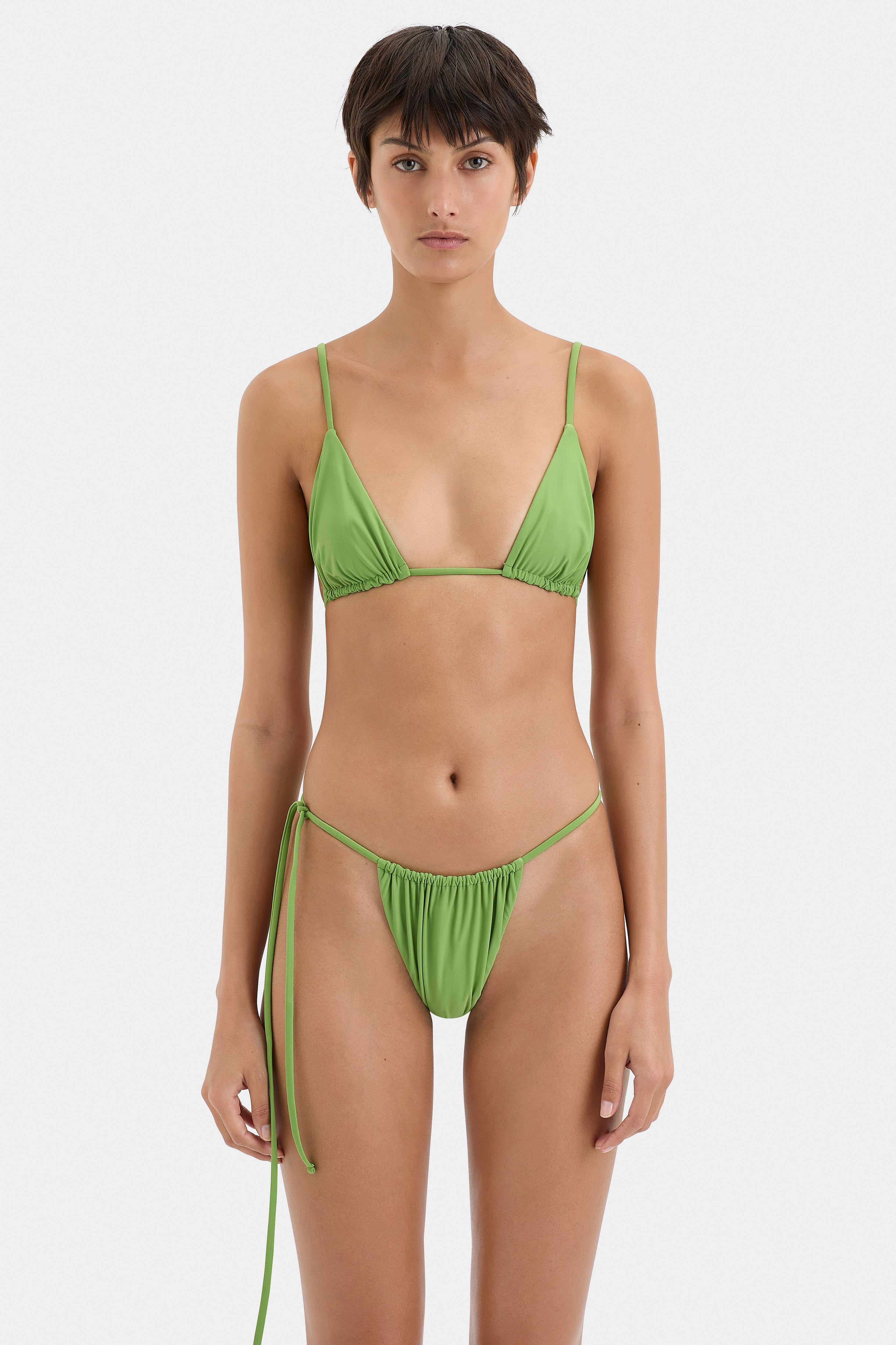 Rhodes String Triangle Top - Sexy Women's Bikini Swimwear for Beach & Pool - Perfect for Summer Vacation, Swim Parties, and Tropical Getaways