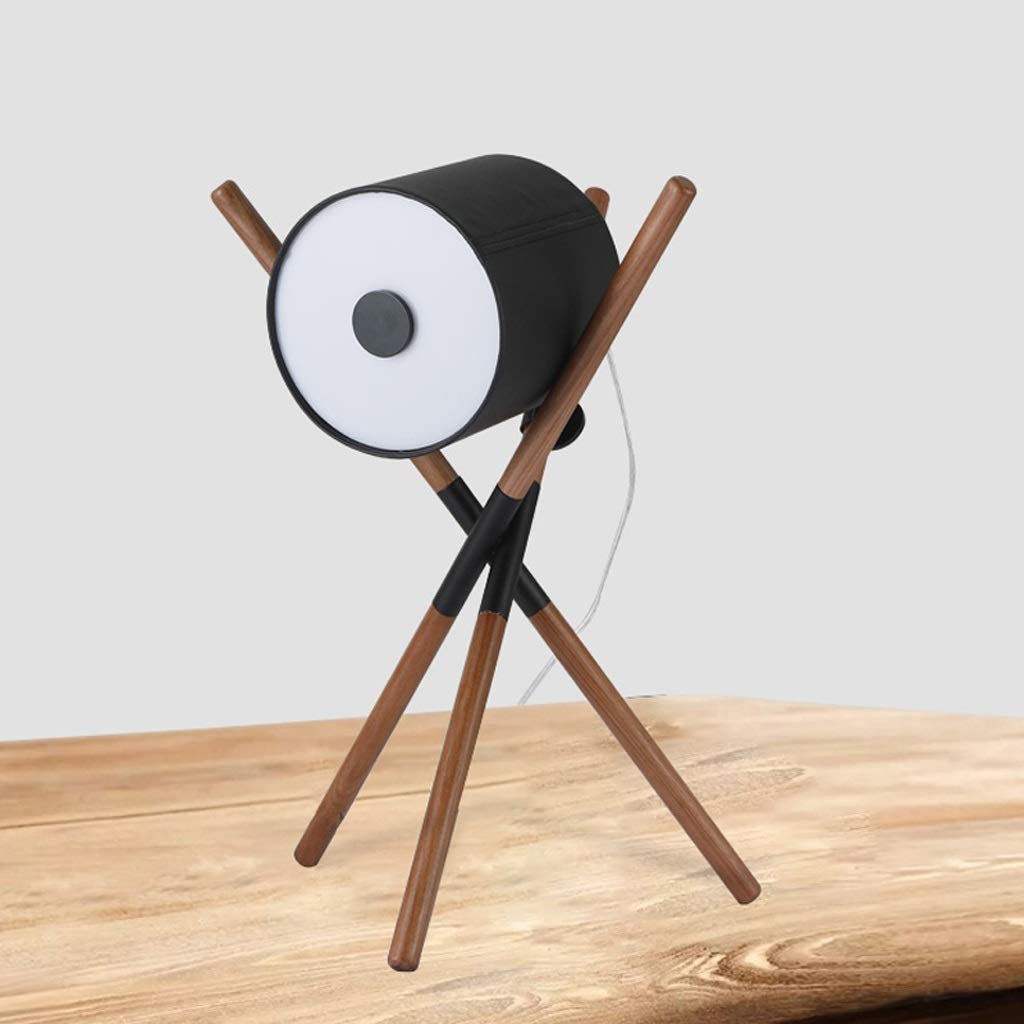Modern 3-Legged Iron Table Lamp - Energy Efficient LED Desk Lamp for Reading, Black | Perfect for Living Room, Bedroom, Office & Lounge Decor