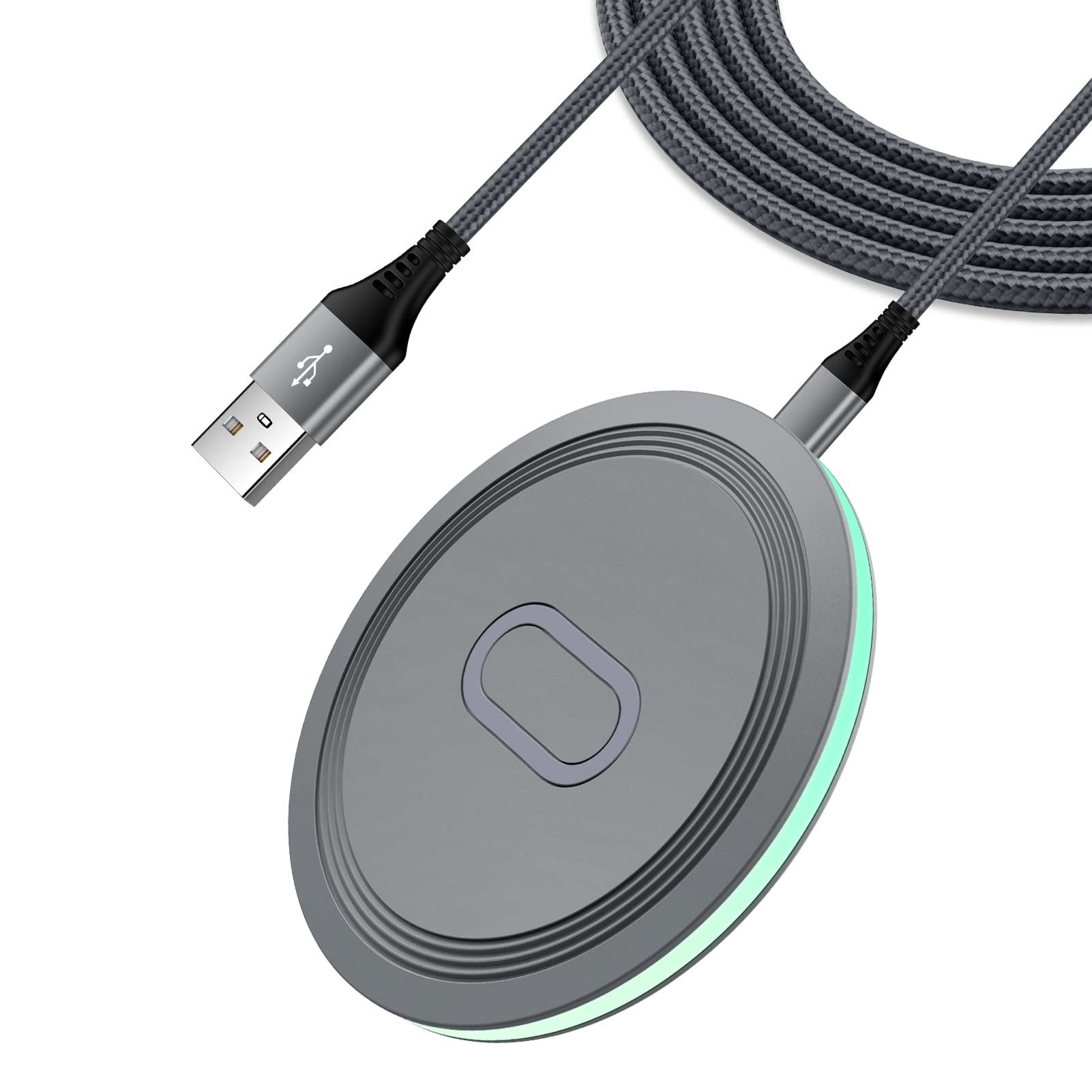 15W Samsung Fast Wireless Charger Pad - Compatible with Galaxy S23 Ultra/S22/S21/S20/S10/S9/S8, Z Flip 4/3, Z Fold 4/3, iPhone 14/13/12/11 Pro Max/SE/XR/XS/X/8, Pixel 7a/7 Pro/6 Pro/5/4 XL/3 XL - Qi-Certified Charging for Home, Office & Travel