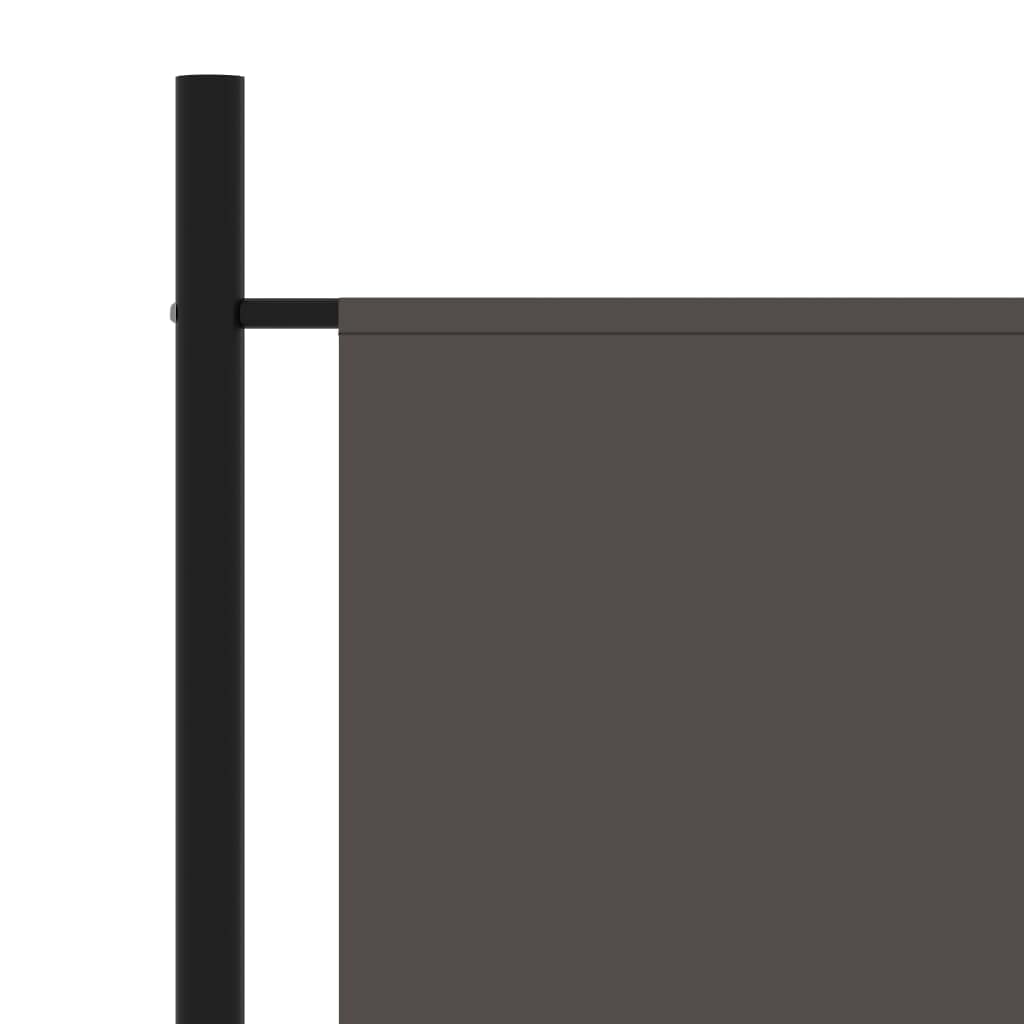 CHARMMA 3-Panel Room Divider Screen - Anthracite Gray 102.4 x 70.9 Inches - Lightweight 3.71KG - Privacy Partition for Home, Office & Studio Decor