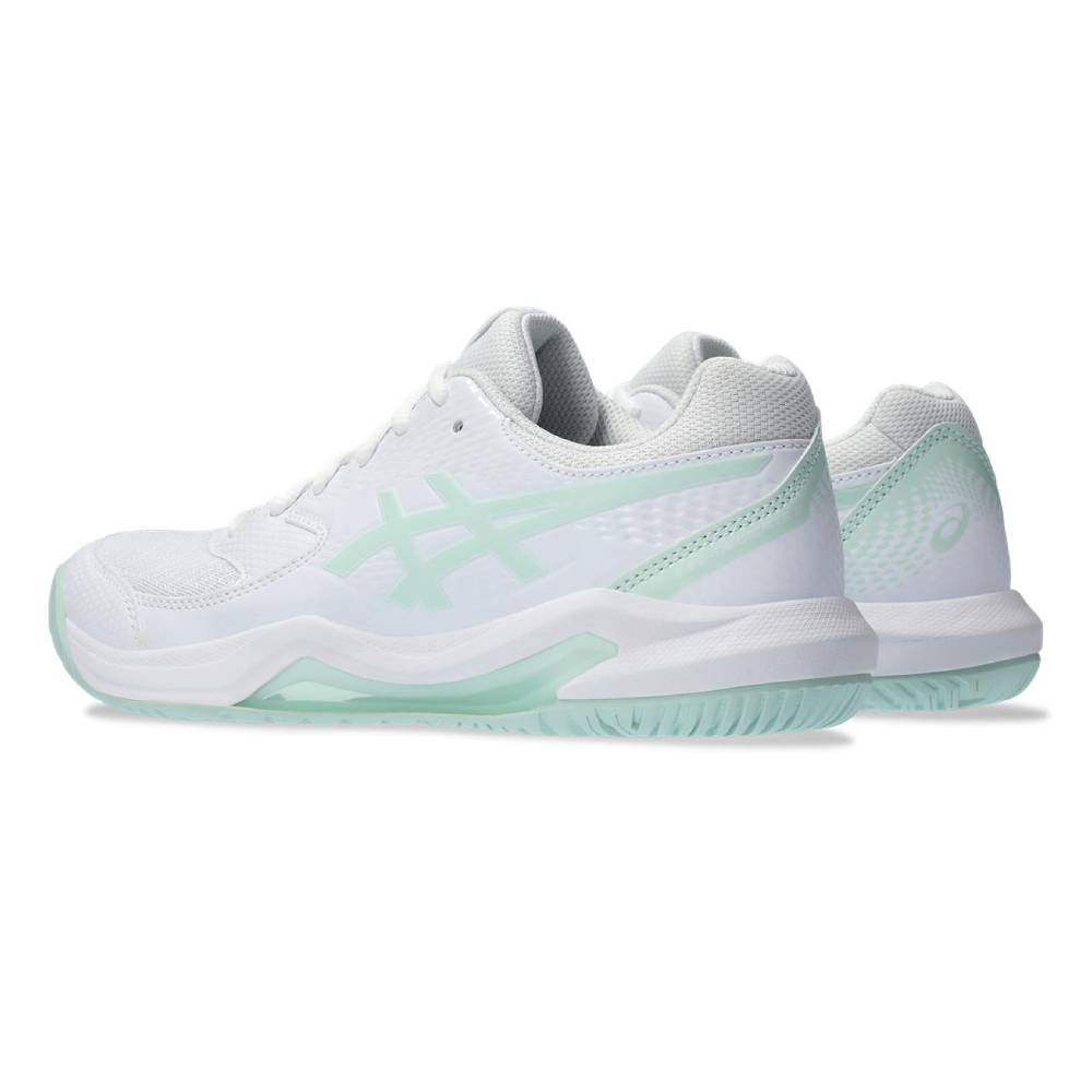 ASICS Gel-Dedicate 8 Women's Tennis Shoes - Lightweight Comfort for Court Performance | White/Pale Blue | Ideal for Tennis, Pickleball & Casual Wear