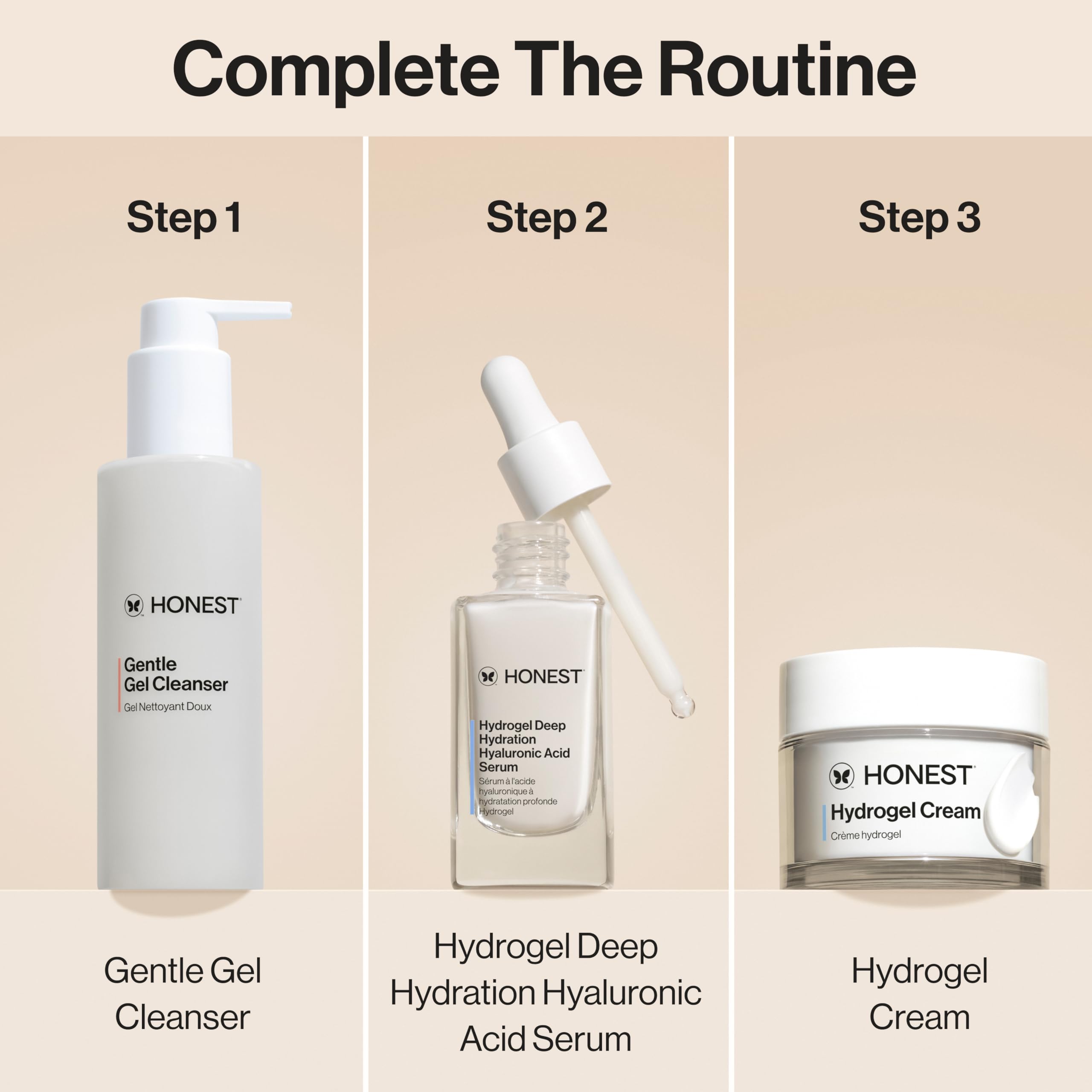 Honest Beauty Mini Gentle Gel Daily Face Cleanser for Sensitive Skin - Chamomile & Calendula Extracts | EWG Verified, Cruelty Free, Travel Size 1.5 fl oz | Calming & Refreshing Facial Cleanser for Daily Use, Travel & On-the-Go Skincare