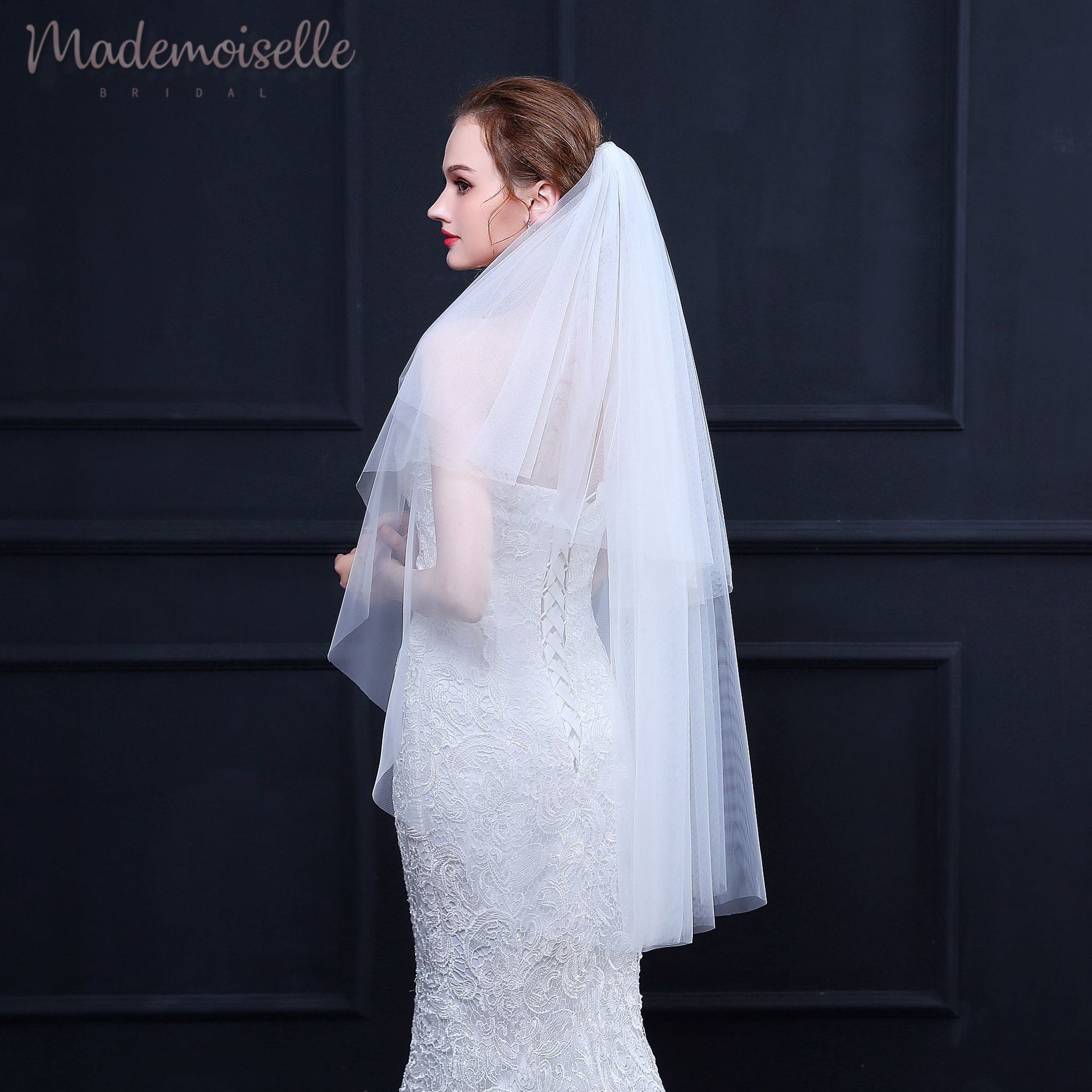 Drema Veil - Elegant and Lightweight Bridal Veil for Weddings, Perfect for Brides, Photoshoots & Special Occasions