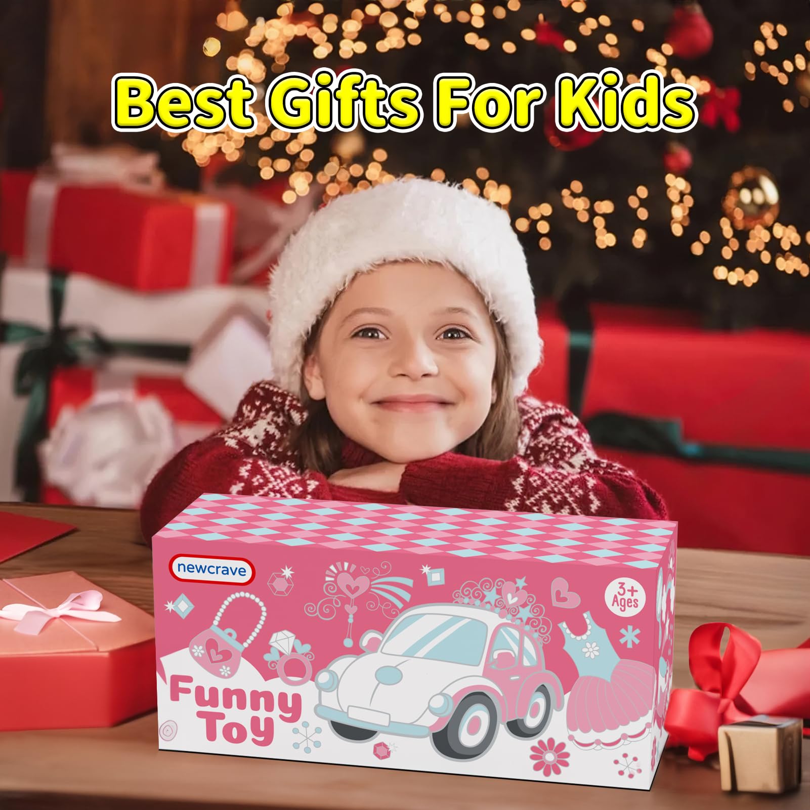 Best 7-in-1 Carrier Truck Toy for 1-3 Year Old Girls - Light & Sound Toy Cars with Music | Toddler Learning Toys for Girls Age 1-2-3 | Perfect Birthday, Christmas & Easter Gift for Toddlers | Great for Pretend Play, Early Learning & Indoor Fun