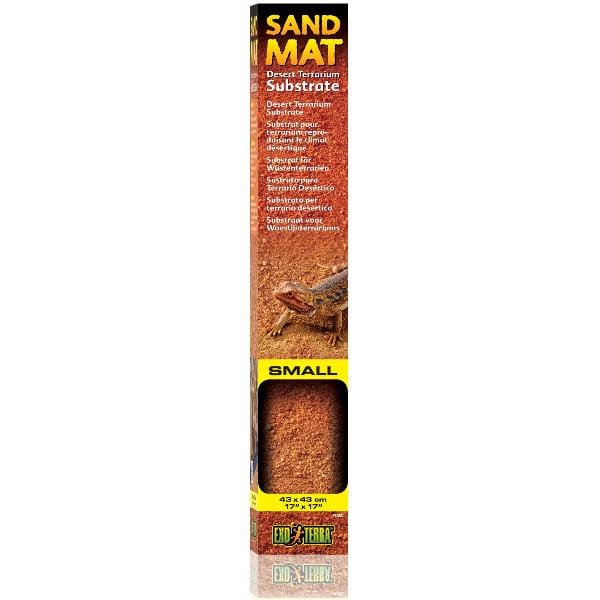 Exo Terra Sand Mat - Natural Desert Terrarium Substrate for Reptiles & Amphibians | Ideal for Bearded Dragons, Geckos & Snakes | Easy to Clean & Maintain
