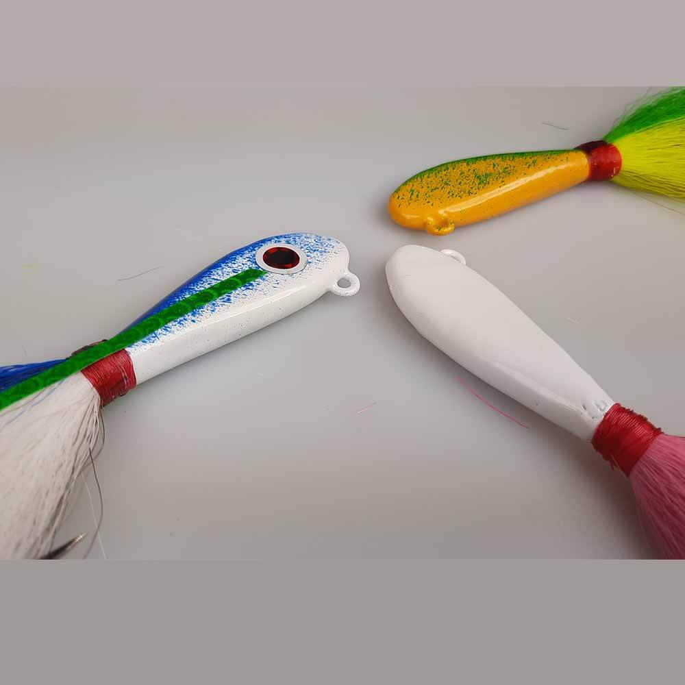 2OZ Pilchard Jigs for Saltwater Fishing - Tight Line Tackle - Perfect for Offshore, Inshore, and Pier Fishing