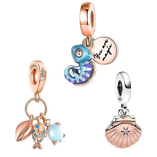 Charm Set-Rosegold animal