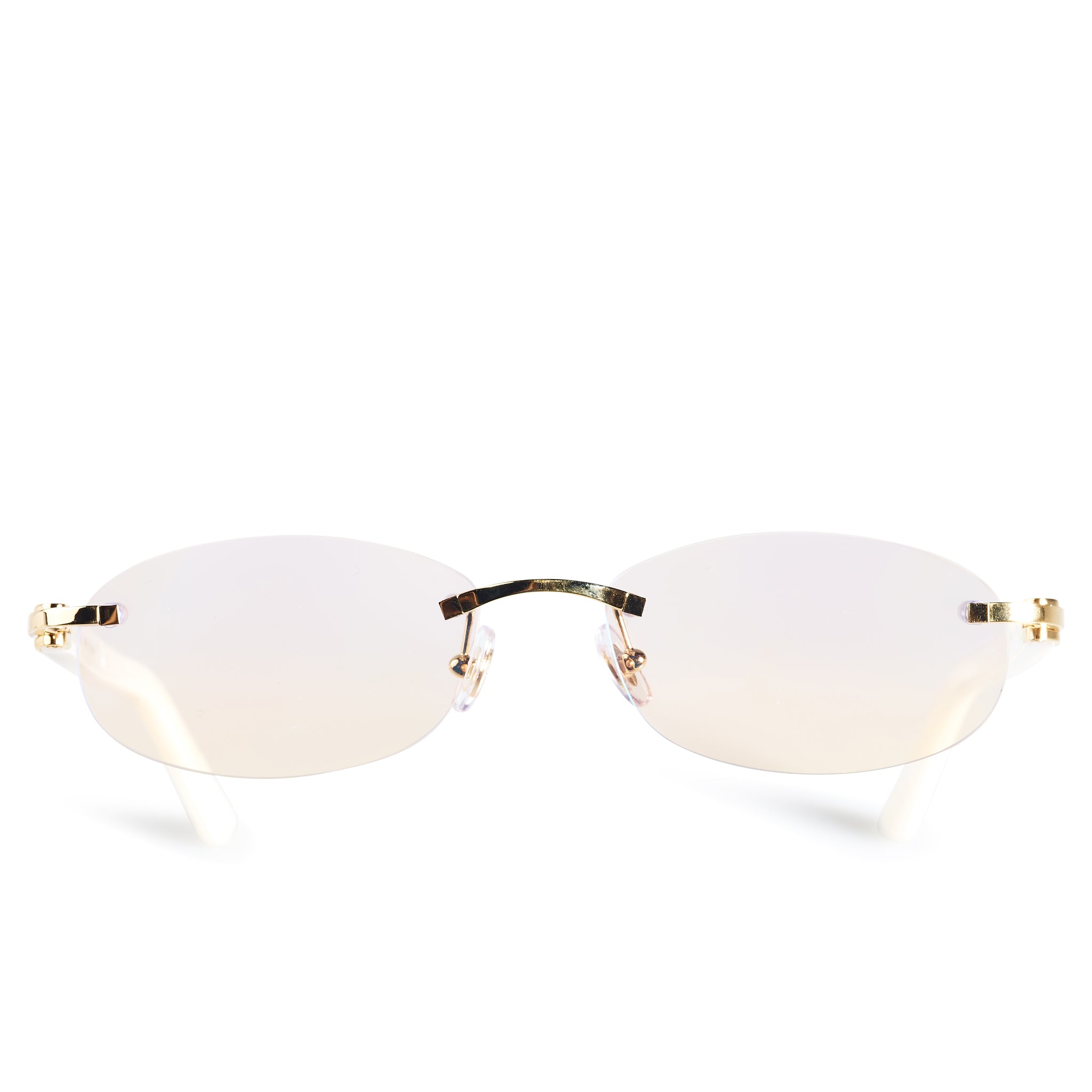 Cartier CT00560 C Decor Rimless Sunglasses - Luxury Designer Sunglasses for Women & Men | UV Protection, Lightweight & Stylish | Perfect for Driving, Travel & Outdoor Activities