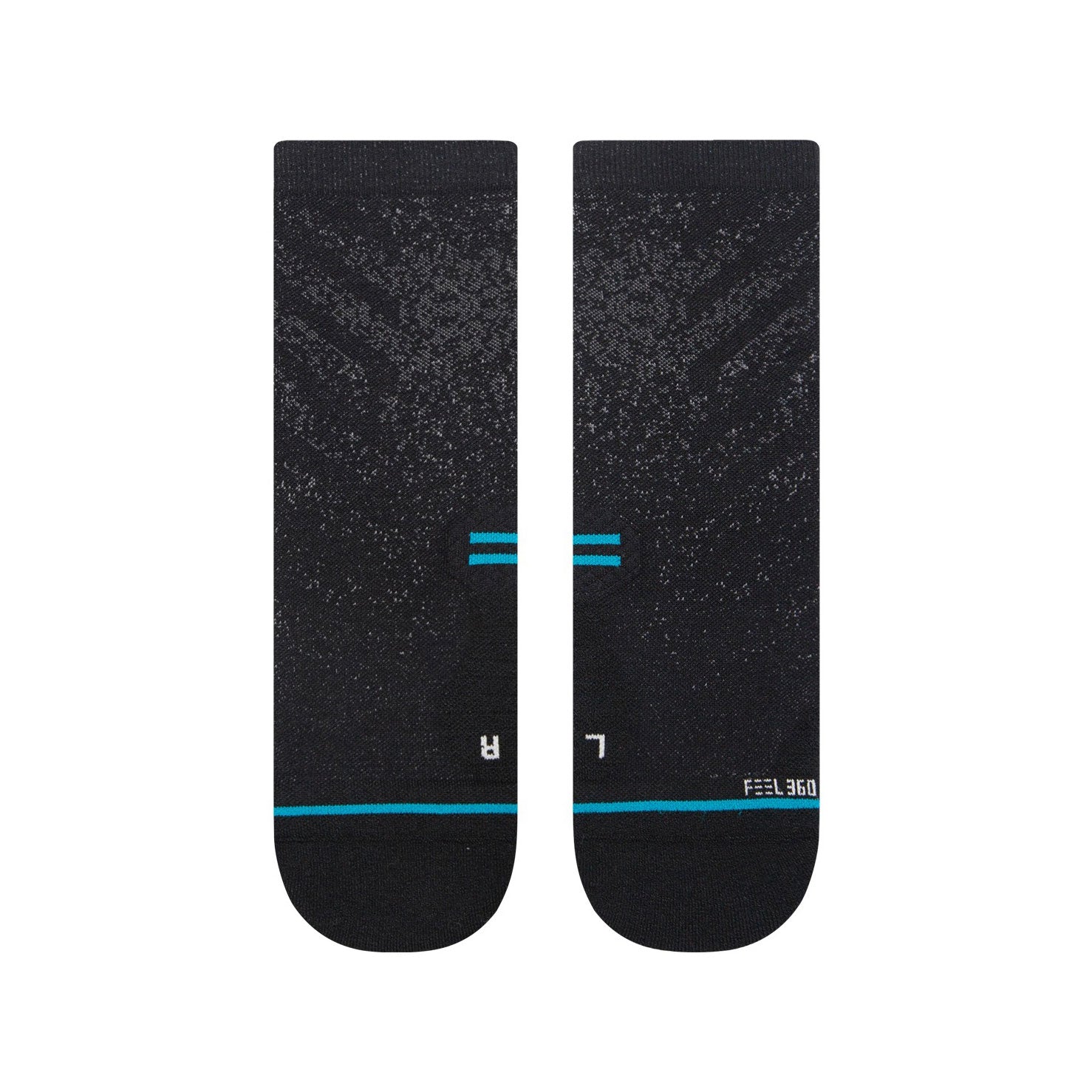 Men's Running Quarter Socks - Lightweight Athletic Socks for Jogging & Workouts - Breathable Black Sports Socks for Gym, Hiking & Daily Wear