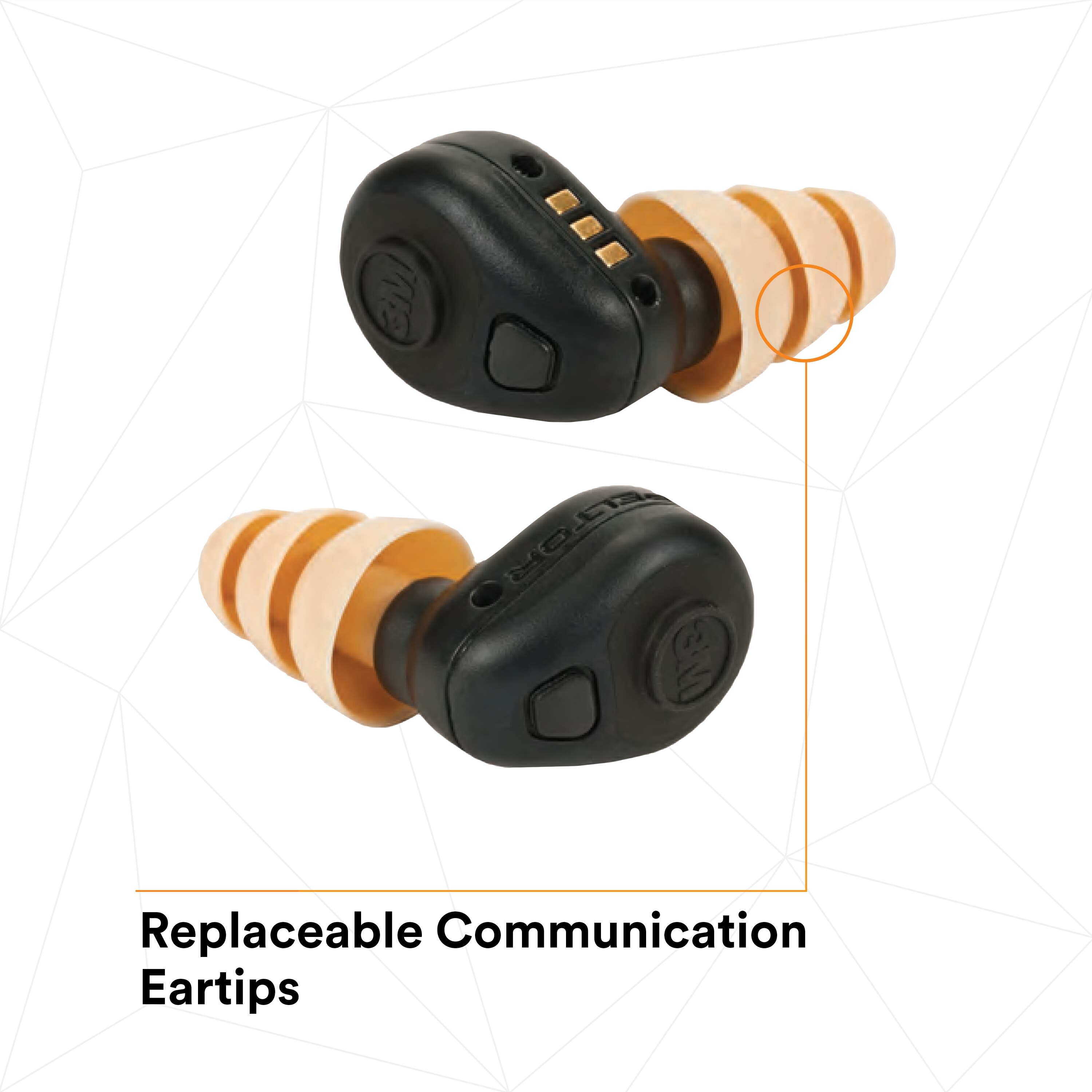 Peltor TEP 100 Tactical Hearing Protection Earbuds - Noise Cancelling & Communication Headset for Shooting, Hunting & Outdoor Activities