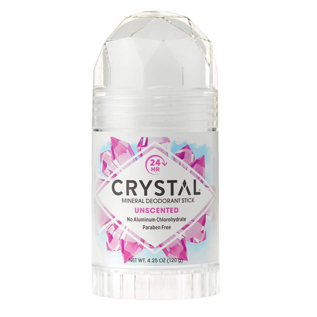 Natural Crystal Deodorant Stick - 4 Pack | All-Day Odor Protection for Men & Women | Perfect for Travel, Gym & Daily Use