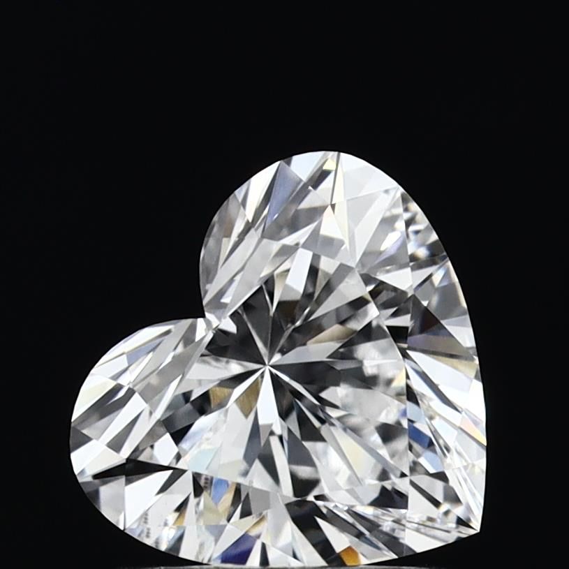 1.10 Carat D Color VS1 Clarity Heart-Shaped Lab-Grown Diamond for Engagement Rings & Fine Jewelry