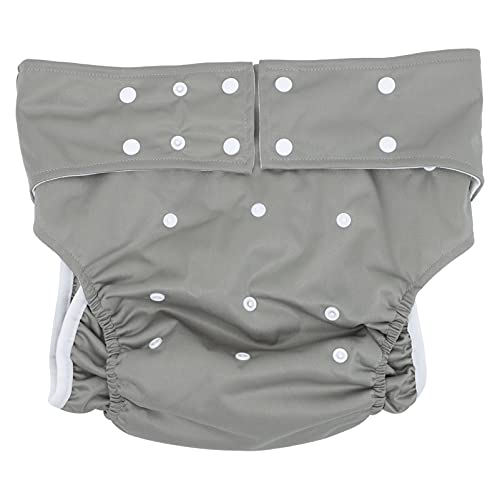 Healifty Leakproof Reusable Washable Adult Diapers - Breathable Incontinence Underwear for Men & Women - 1PC Cloth Diaper for Day/Night Use, Travel & Post-Surgery Care