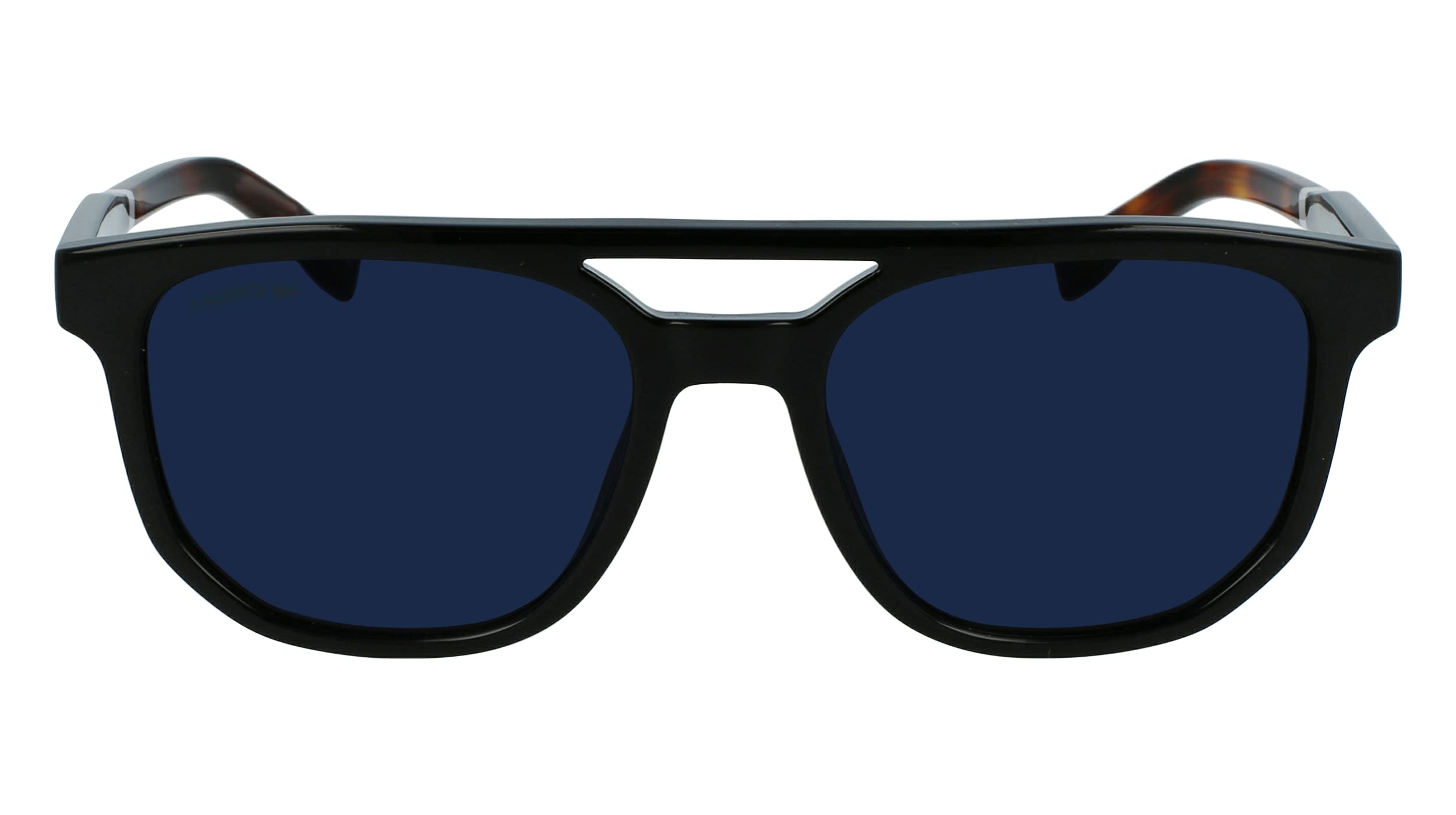 Lacoste L955s Rectangular Sunglasses for Men - UV Protection Polarized Classic Aviator Style - Perfect for Driving, Beach & Outdoor Activities