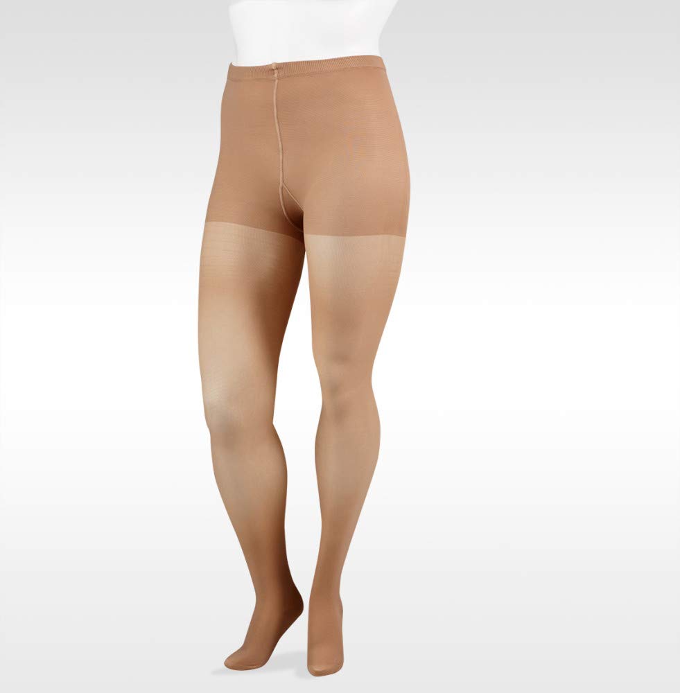 Juzo Soft Compression Pantyhose 30-40mmHg for Women - Closed Toe, Beige - Ideal for Lymphedema, Varicose Veins & Post-Surgery Recovery