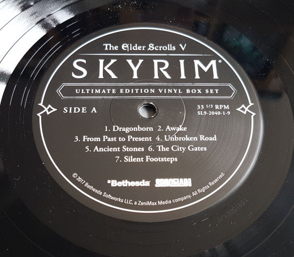 The Elder Scrolls V: Skyrim Original Soundtrack by Jeremy Soule - Deluxe Limited Edition Vinyl Box Set (3xLP, 180g) - Near Mint Condition - Perfect for Gaming & Collectors