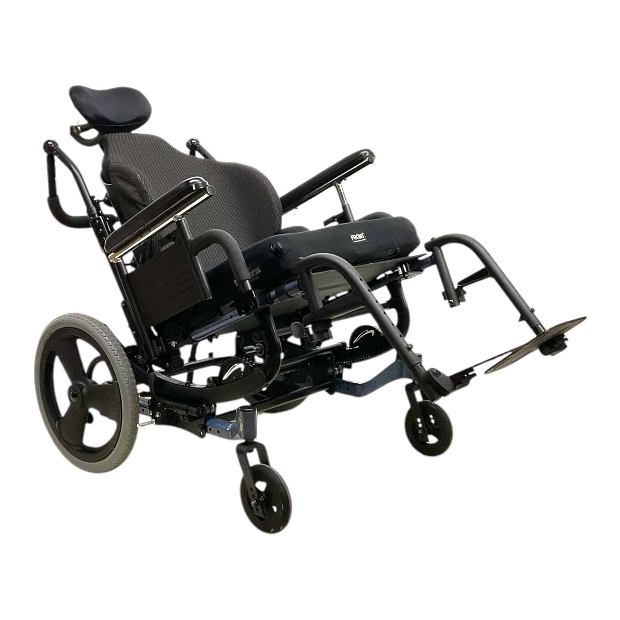 Sunrise Medical Quickie Iris SE Tilt-in-Space Manual Wheelchair | 18x18 Inch Seat | Lateral Support Backrest | Lightweight Mobility Aid for Indoor & Outdoor Use