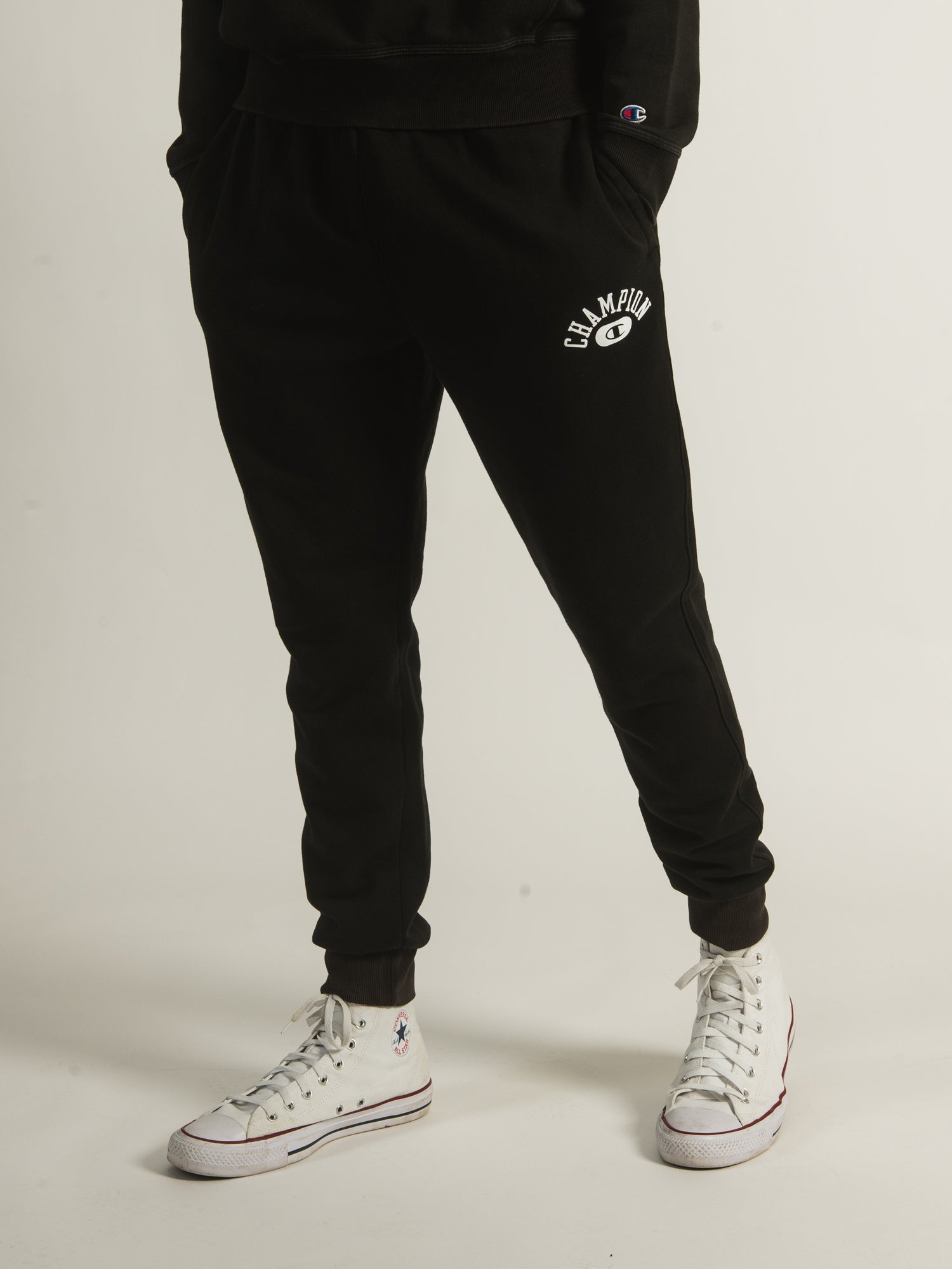 Champion Vintage Wash Varsity Jogger Pants - Men's Athletic Sweatpants for Casual Wear & Gym Workouts - Clearance Sale