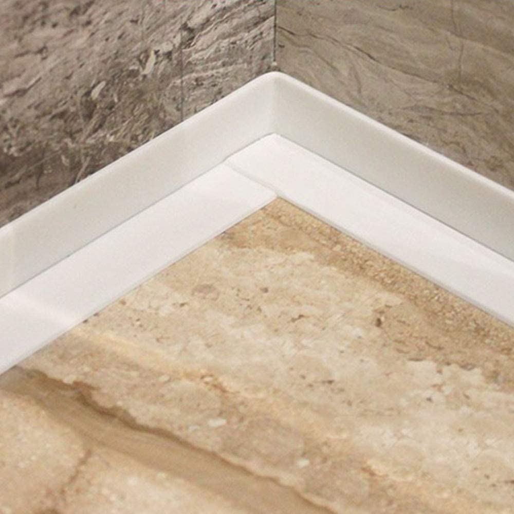 Self-Adhesive Caulk Strip for Bathtub - Waterproof Caulking Tape for Kitchen Countertop, Sink, Bathroom & Toilet Sealing (3.2M x 3.8CM) - Oil-Resistant Edge Protector for Floor Wall Joints | Perfect for DIY Home Repair & Water Leak Prevention