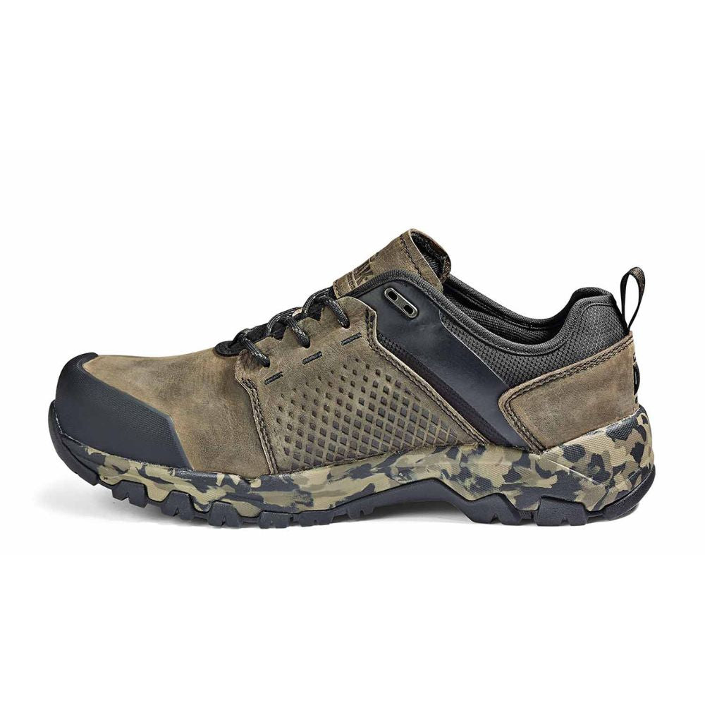 Kodiak Quest Bound Low Men's Waterproof Composite Toe Work Boots - Camouflage Design | Slip Resistant & Safety Toe for Construction, Hiking & Outdoor Work