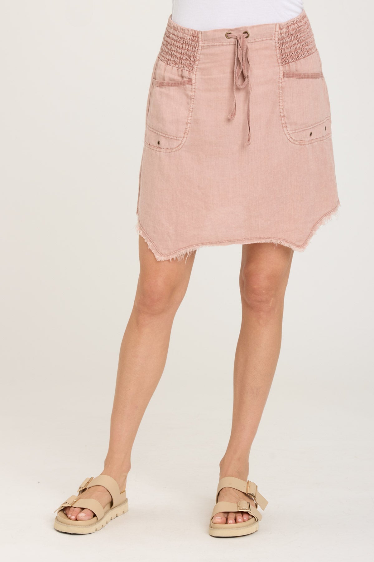 Kimball Skirt with Hydrangea Pigment Print - Floral Summer Dress for Women, Perfect for Beach Vacations & Outdoor Parties