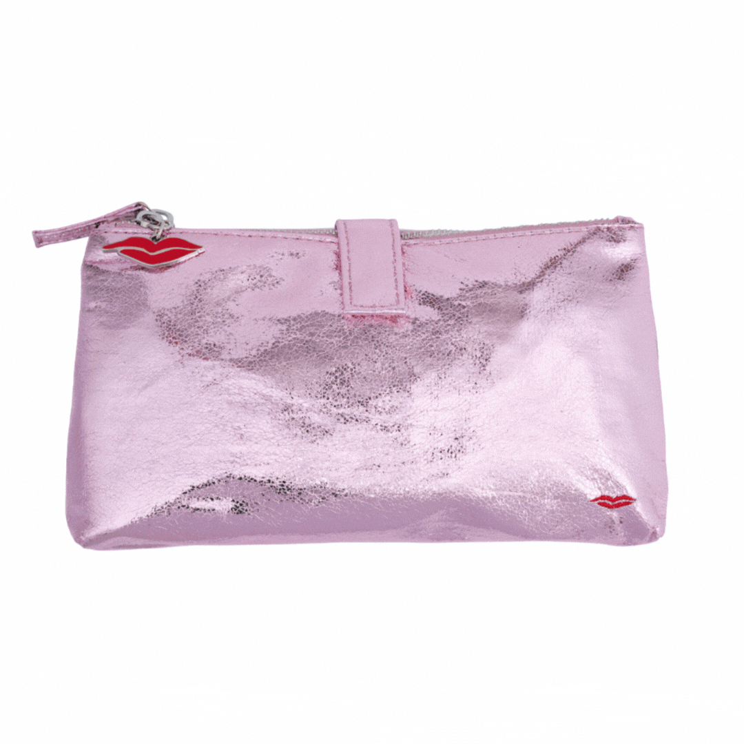 Pink Clear Pocket Knick Knack Bag - Stylish Beauty Organizer for Makeup, Jewelry & Travel Essentials | Perfect for Vanity, Gym & Daily Use