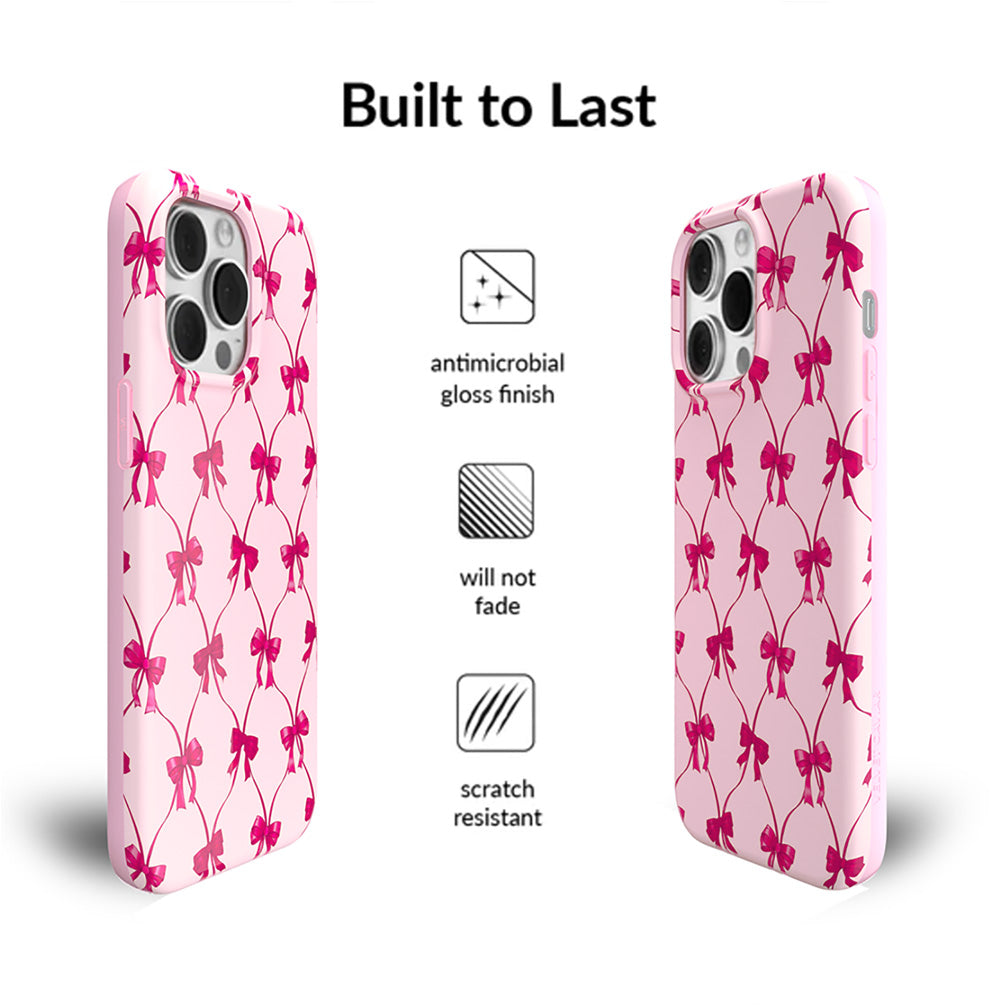 Elegant Ballerina Bows iPhone Case - Cute Ballet-Themed Phone Cover for iPhone 13/12/11/X - Perfect for Dance Lovers, Ballet Performances & Everyday Use