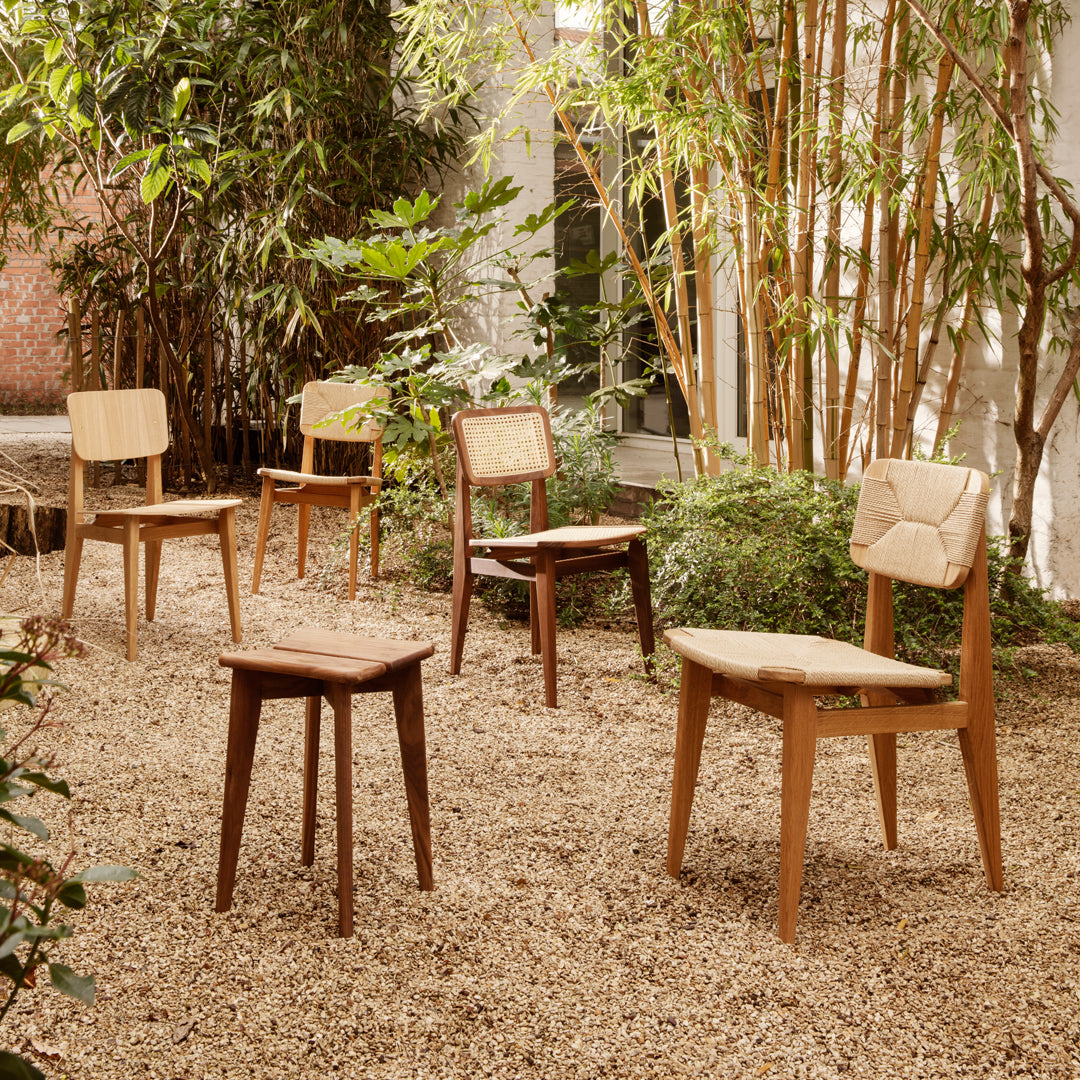 French Cane Dining Chair - Elegant C-Shaped Design for Kitchen, Dining Room & Patio - Comfortable & Stylish Seating Solution